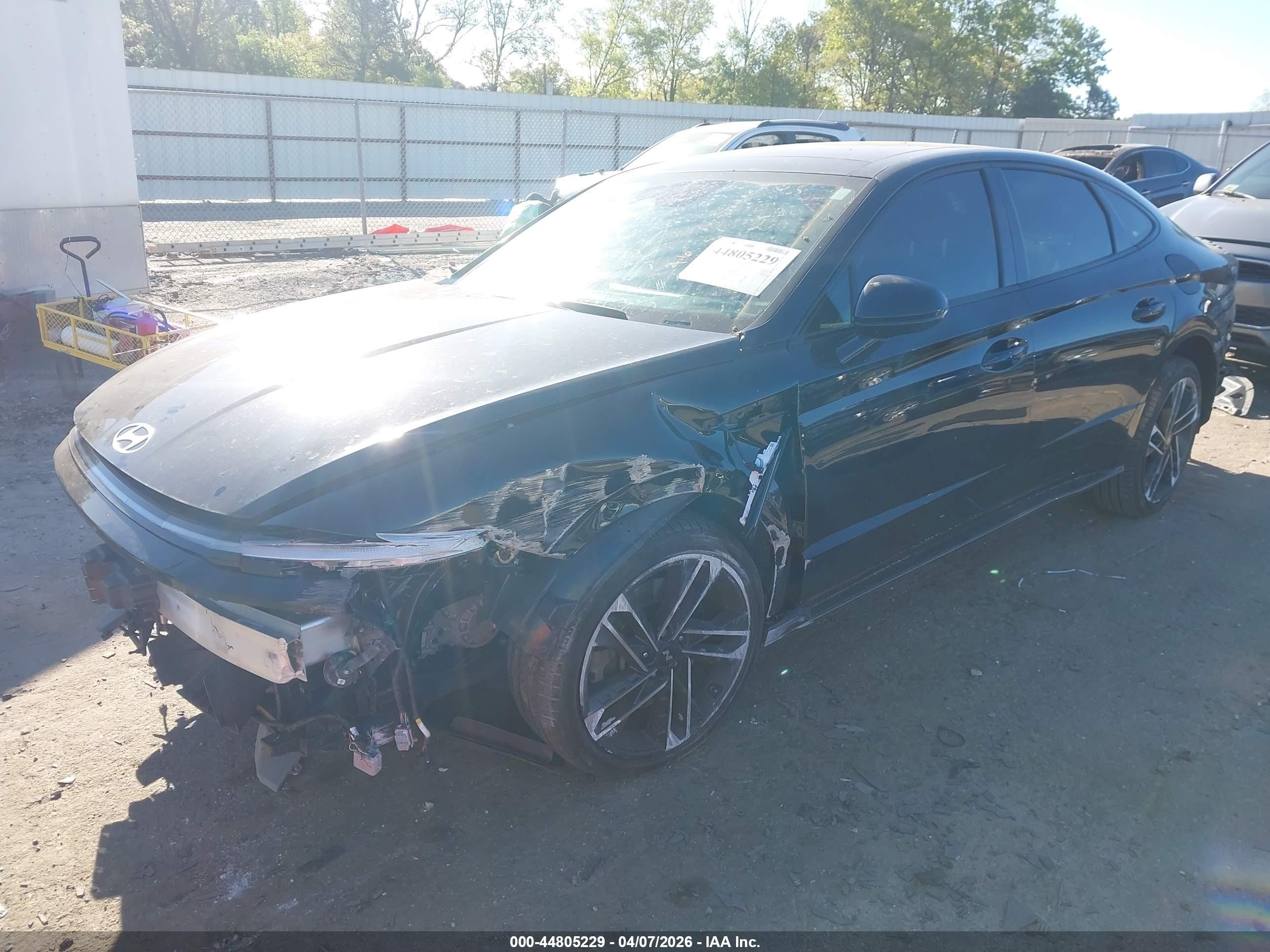 2024 Hyundai Sonata N Line Black vin: KMHL54JC4RA374922