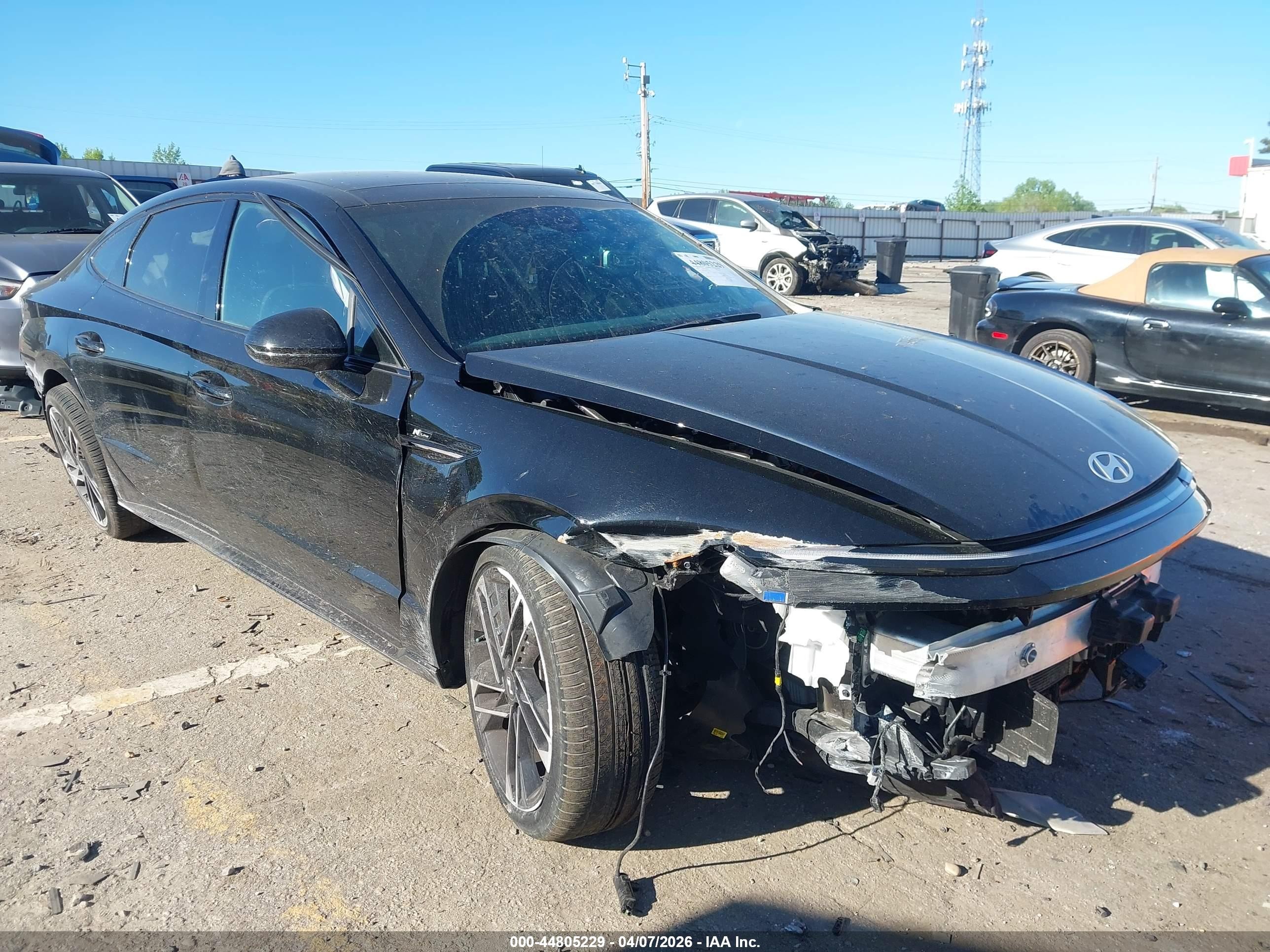 2024 Hyundai Sonata N Line Black vin: KMHL54JC4RA374922
