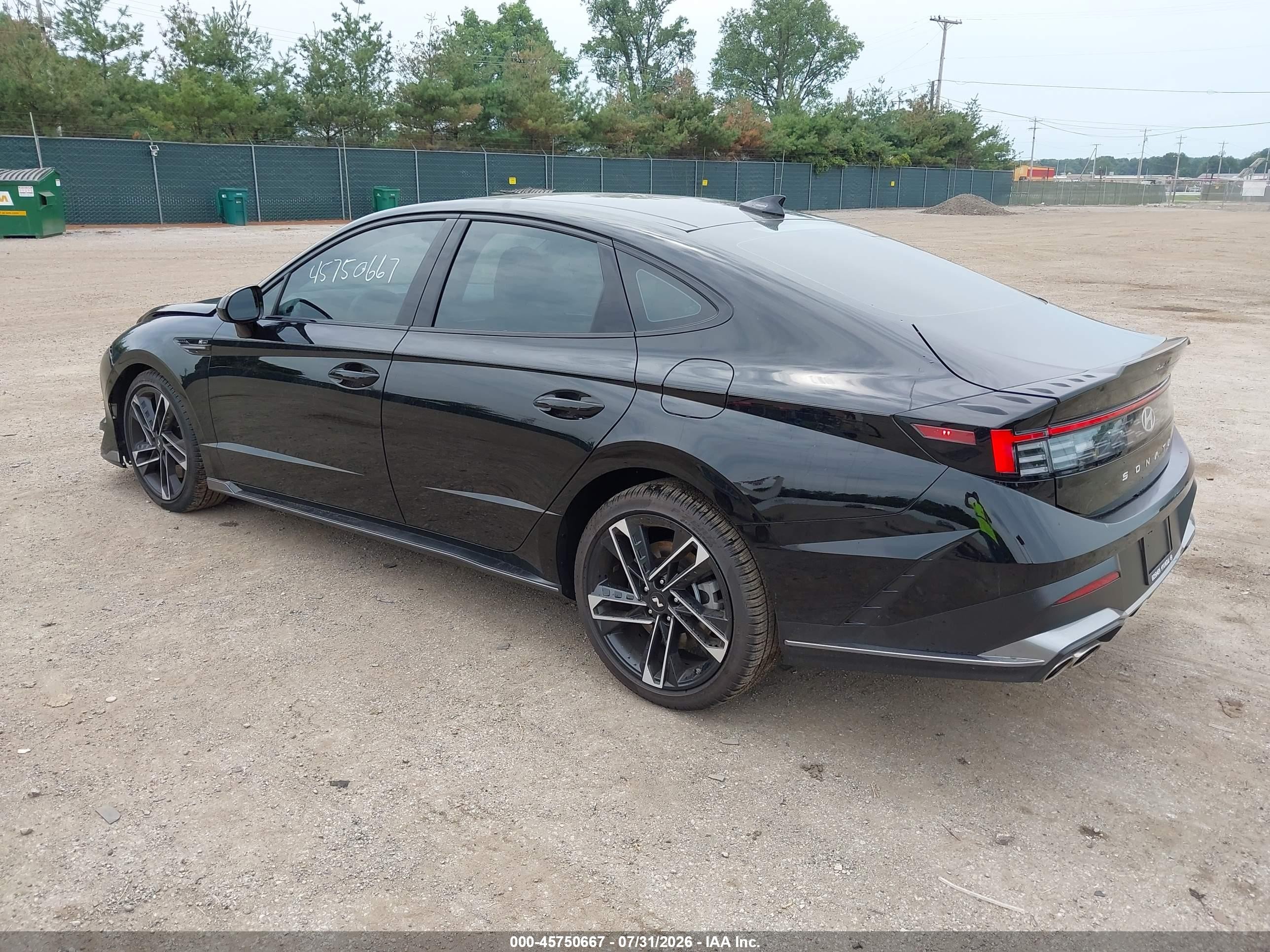 2026 Hyundai Sonata N Line Черный vin: KMHL54JC4TA542274