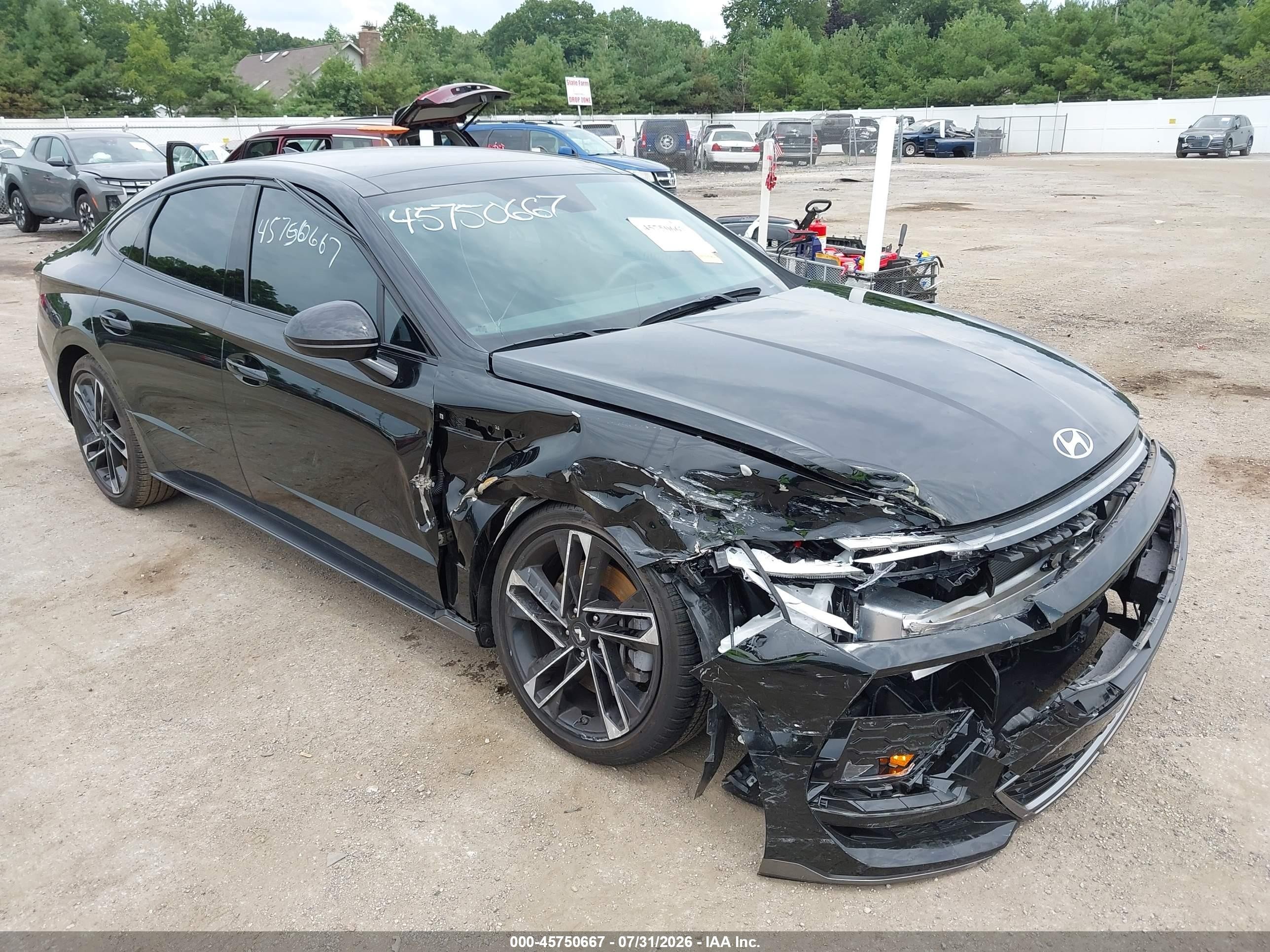 2026 Hyundai Sonata N Line Черный vin: KMHL54JC4TA542274