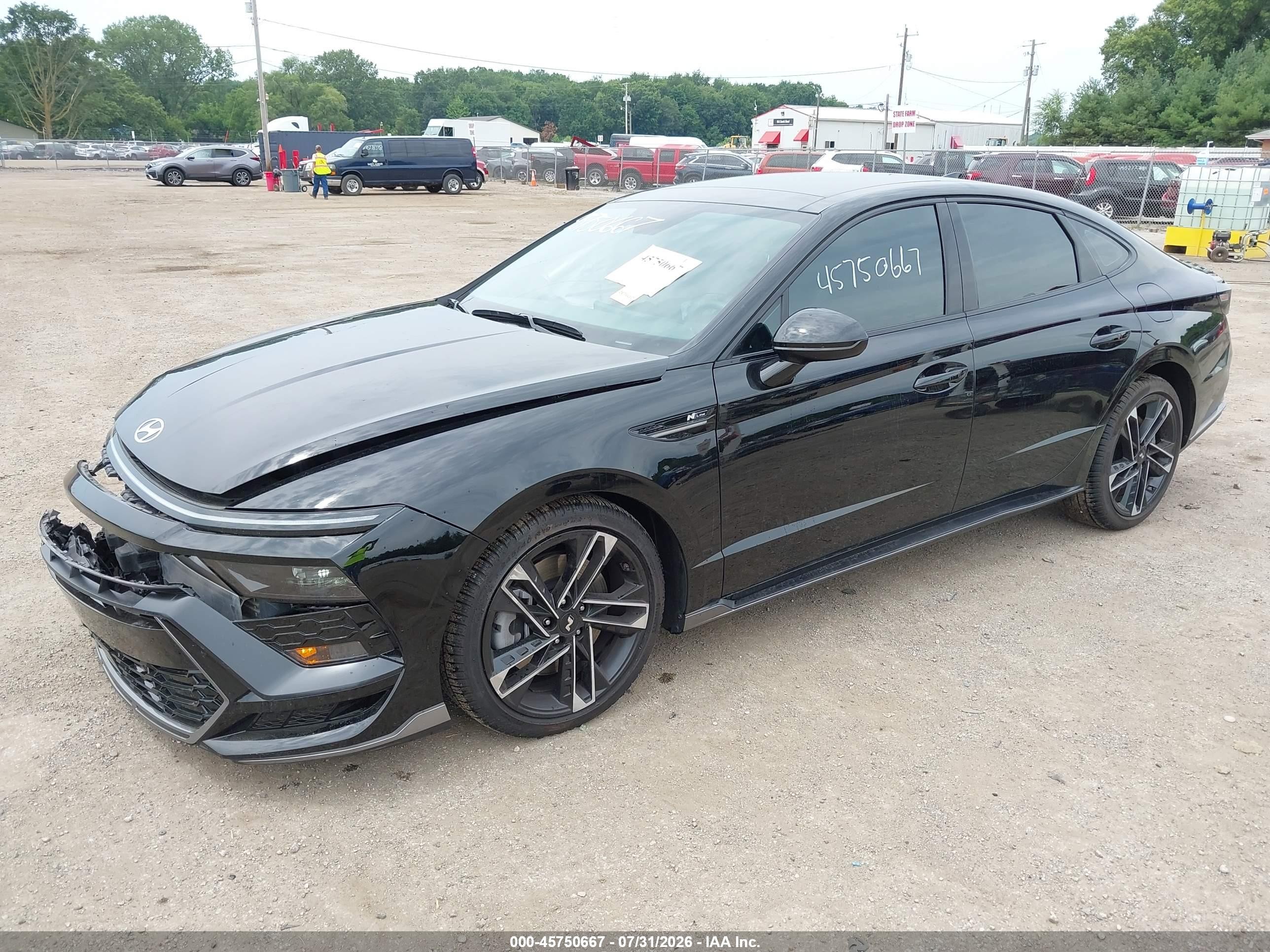 2026 Hyundai Sonata N Line Черный vin: KMHL54JC4TA542274