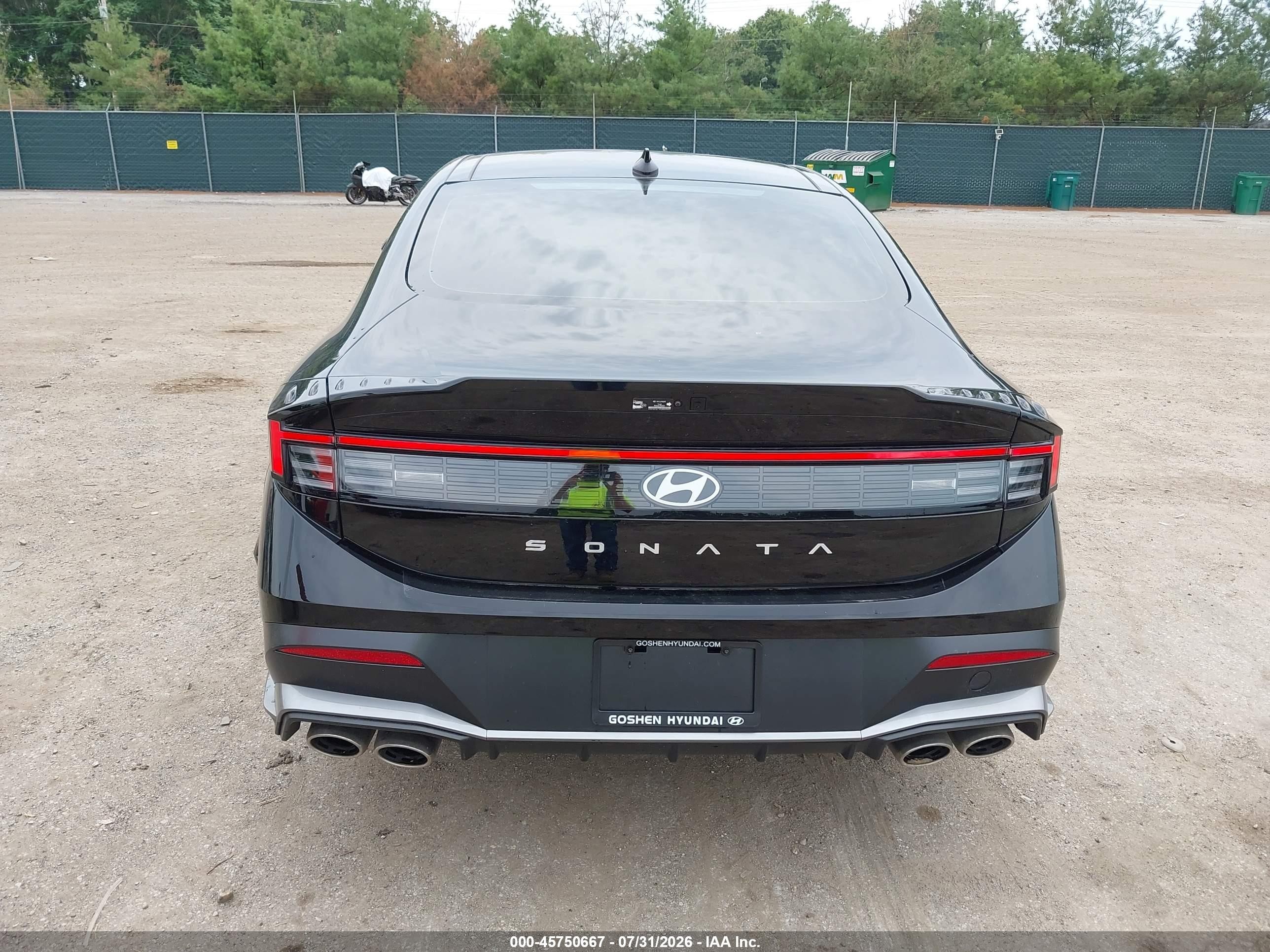 2026 Hyundai Sonata N Line Черный vin: KMHL54JC4TA542274