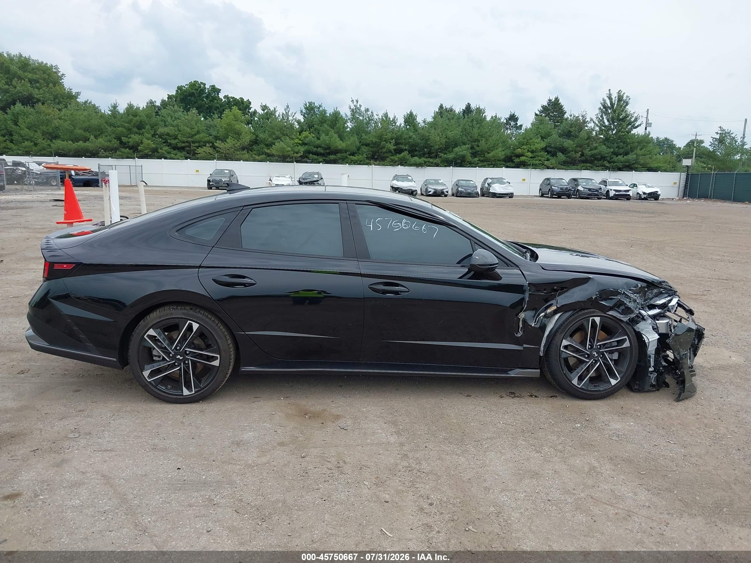 2026 Hyundai Sonata N Line Черный vin: KMHL54JC4TA542274