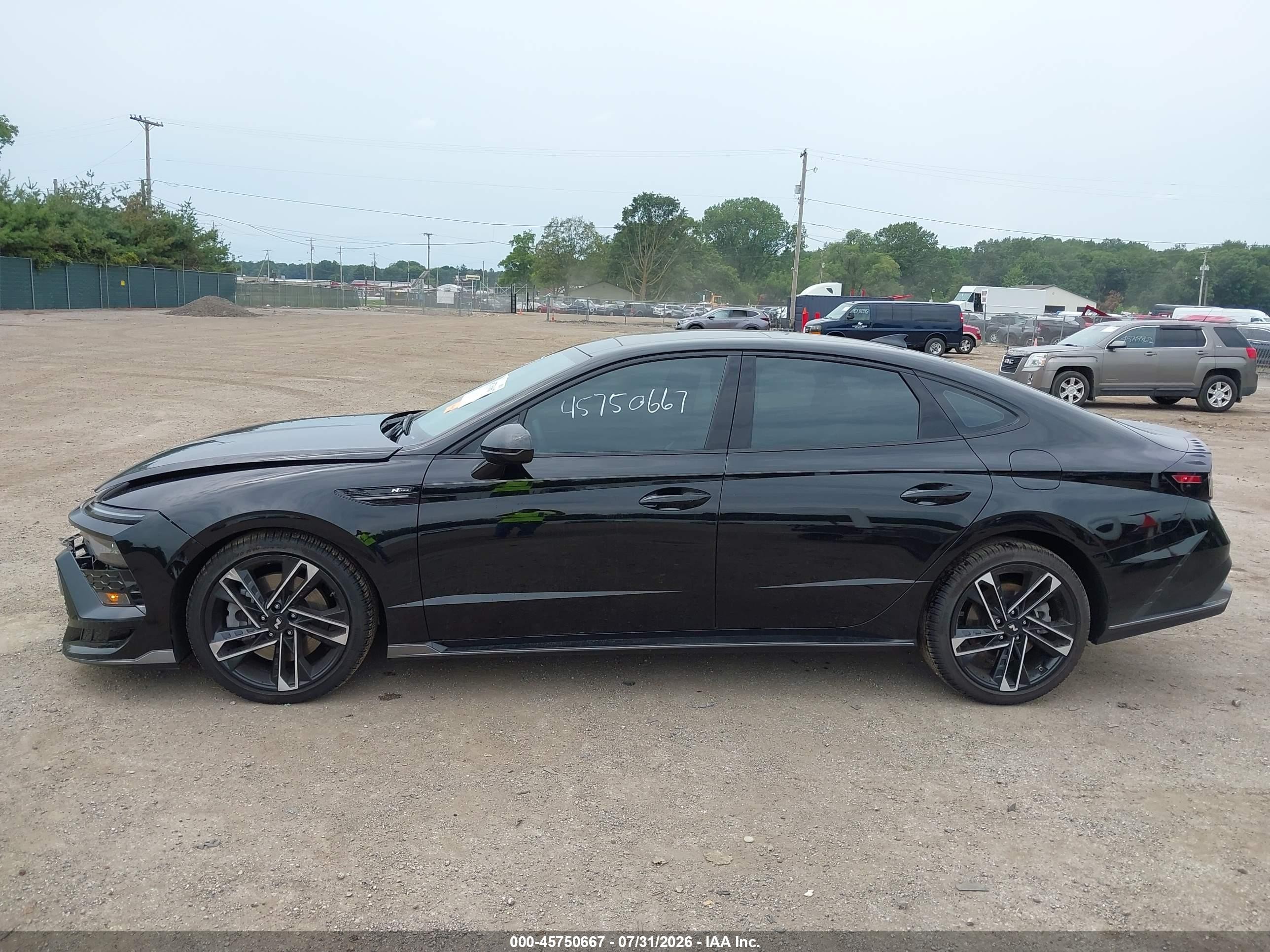 2026 Hyundai Sonata N Line Черный vin: KMHL54JC4TA542274
