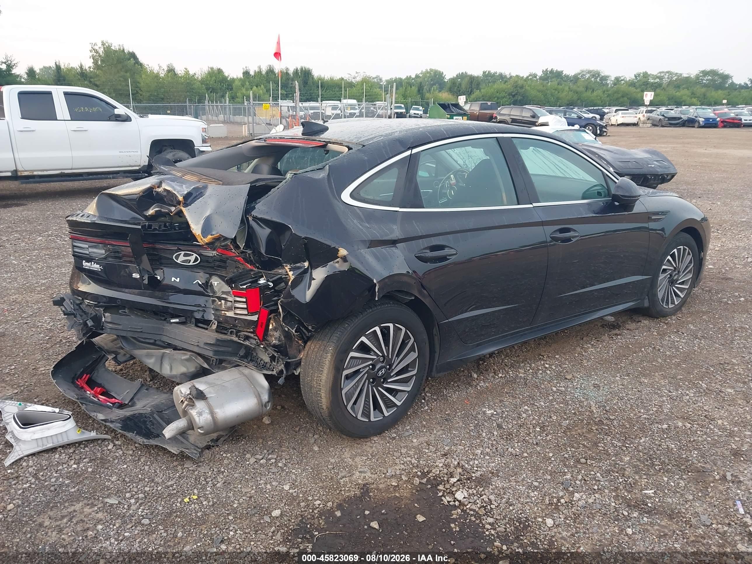 2024 Hyundai Sonata Hybrid Limited Black vin: KMHL54JJ3RA088428