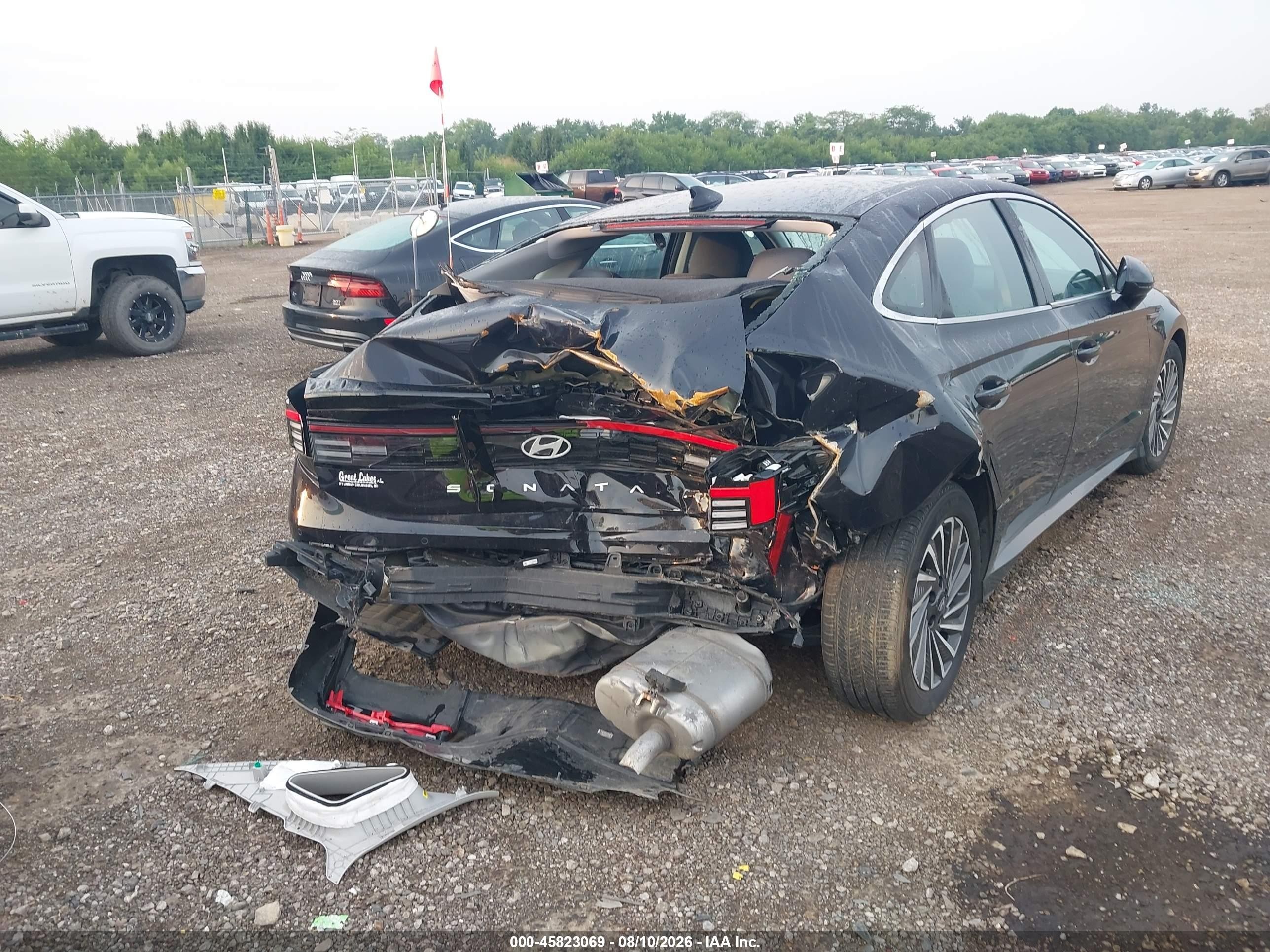 2024 Hyundai Sonata Hybrid Limited Black vin: KMHL54JJ3RA088428