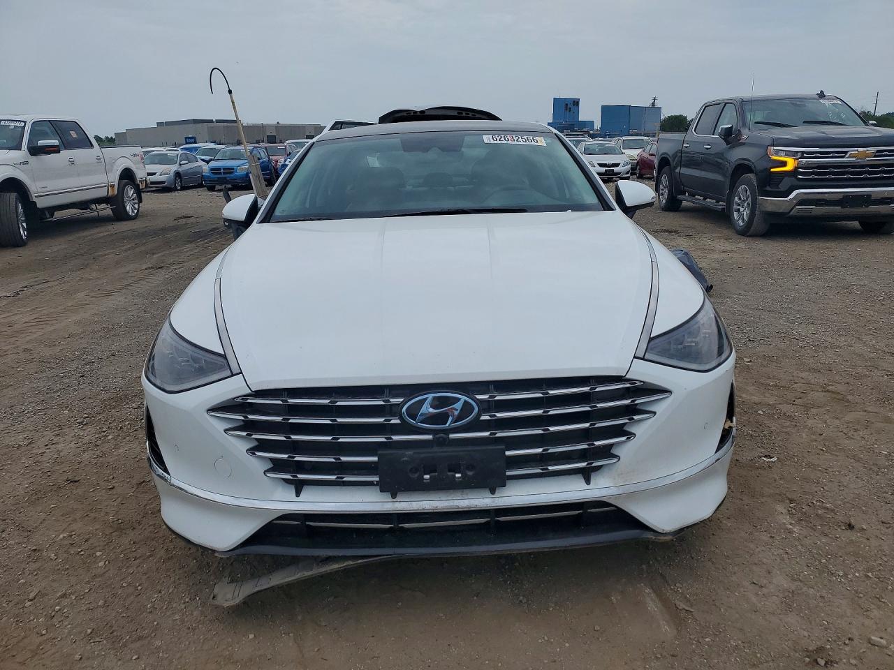 2021 Hyundai Sonata Hybrid Limited White vin: KMHL54JJ6MA024022