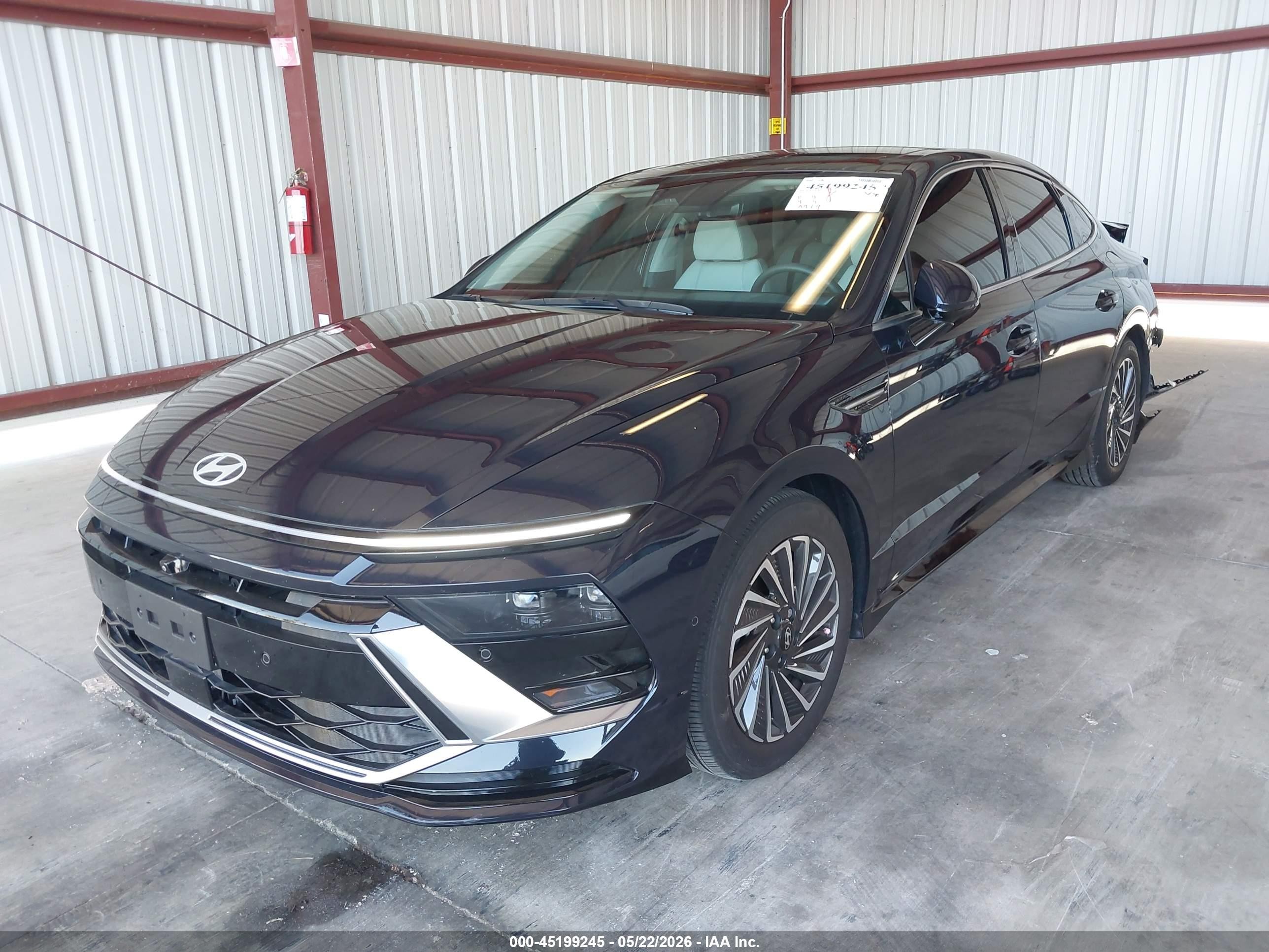 2025 Hyundai Sonata Hybrid Limited Black vin: KMHL54JJ9SA111118