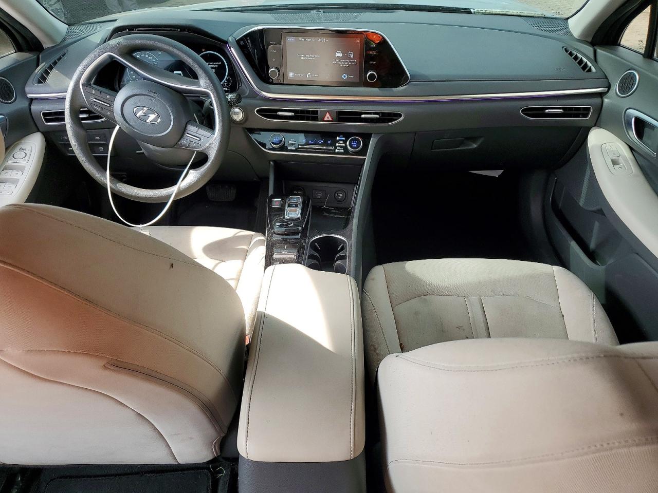 2021 Hyundai Sonata Sel Gray vin: KMHL64JA0MA145206