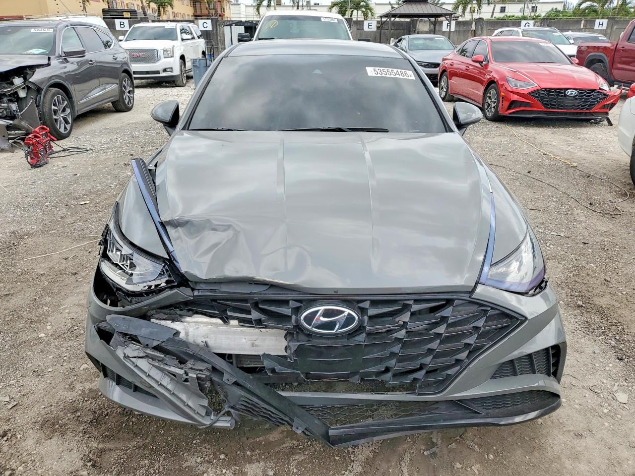 2021 Hyundai Sonata Sel Gray vin: KMHL64JA0MA145206