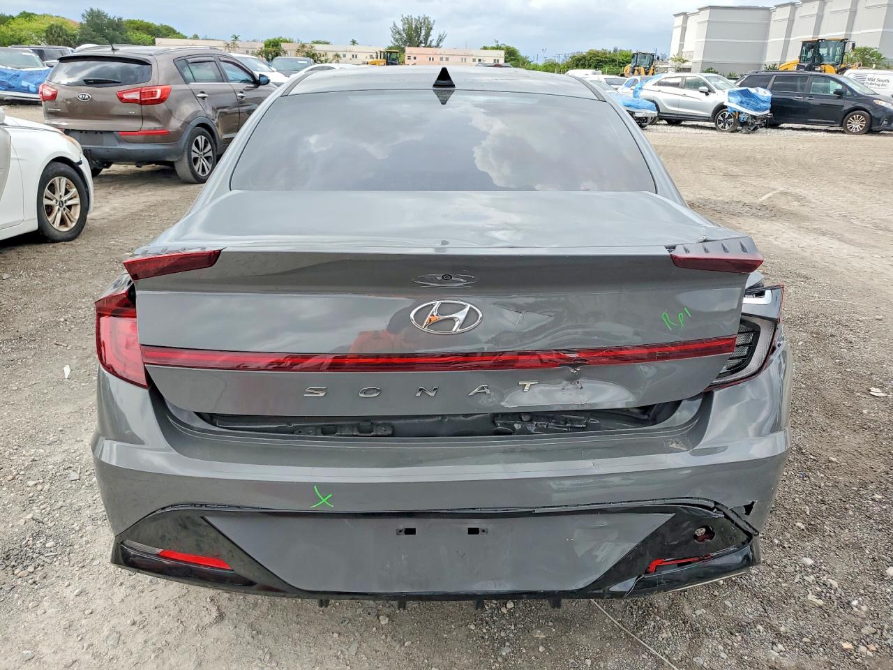 2021 Hyundai Sonata Sel Gray vin: KMHL64JA0MA145206