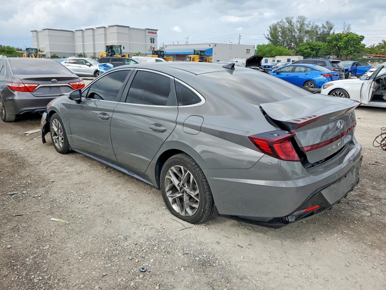 2021 Hyundai Sonata Sel Gray vin: KMHL64JA0MA145206