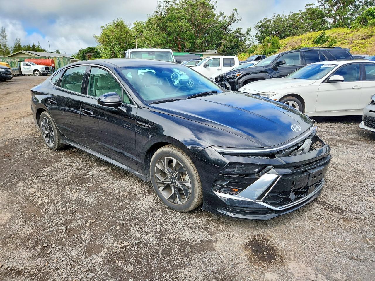 2025 Hyundai Sonata Sel Черный vin: KMHL64JA0SA440576