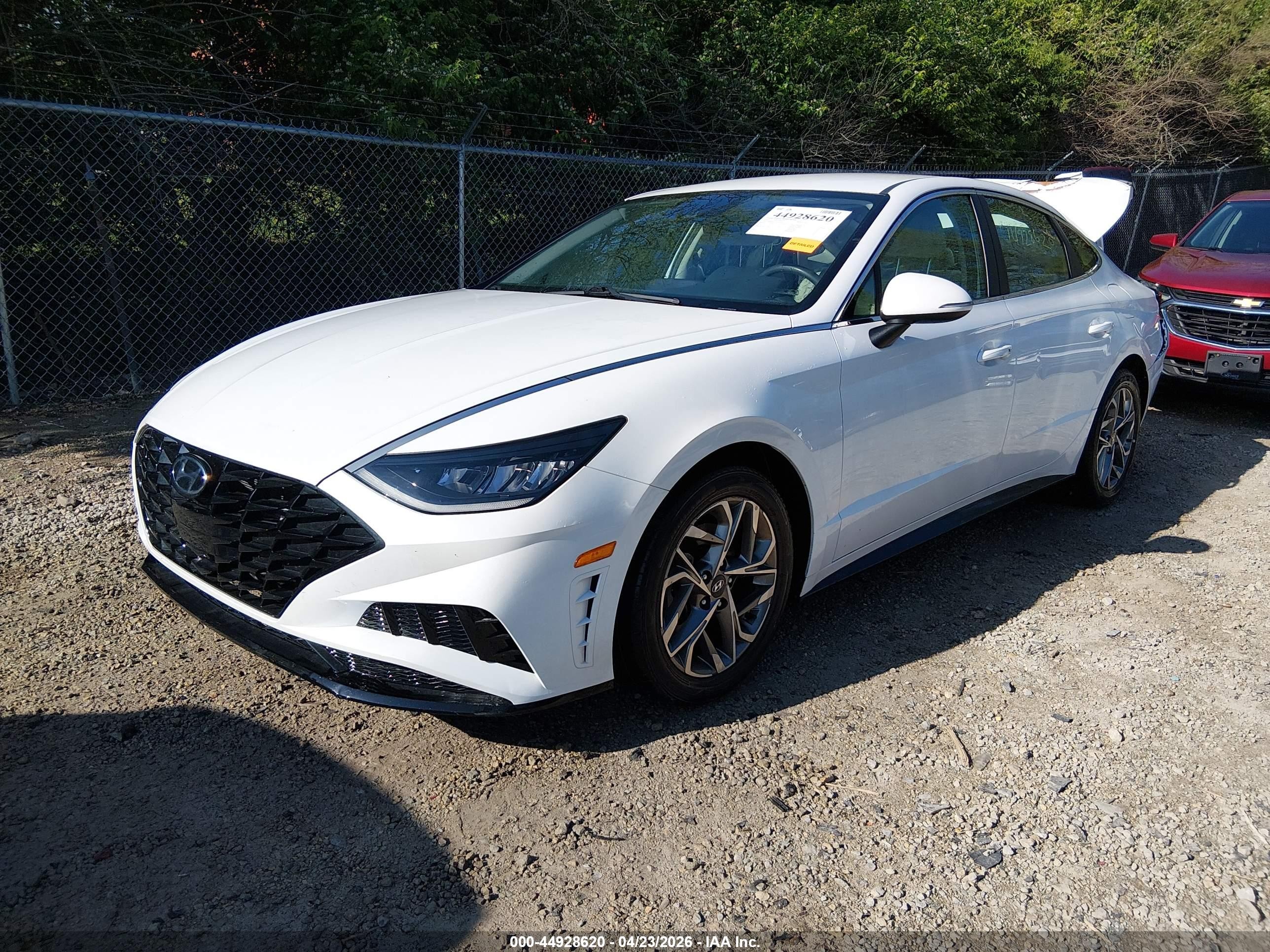 2021 Hyundai Sonata Sel White vin: KMHL64JA1MA147661