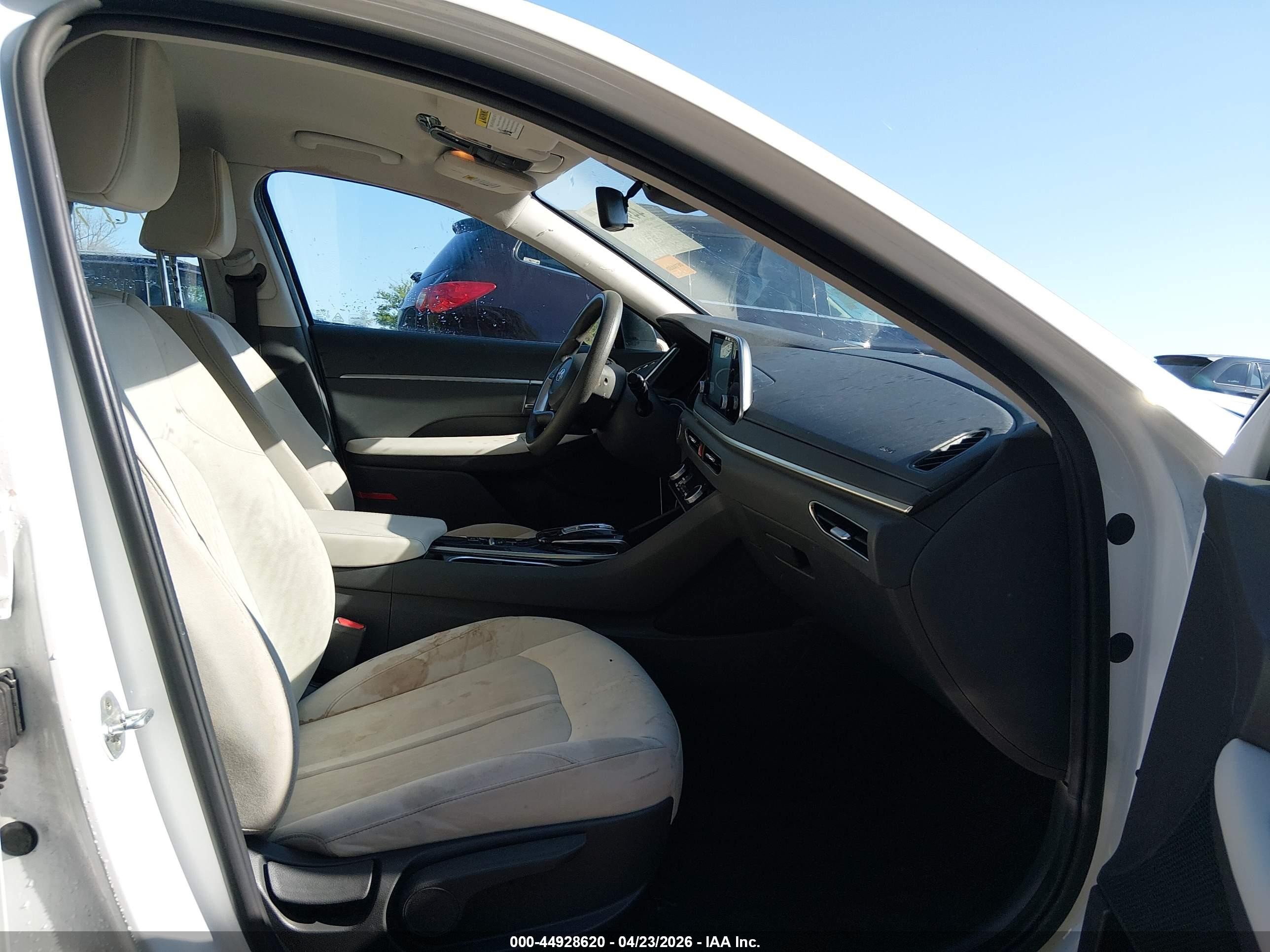 2021 Hyundai Sonata Sel White vin: KMHL64JA1MA147661