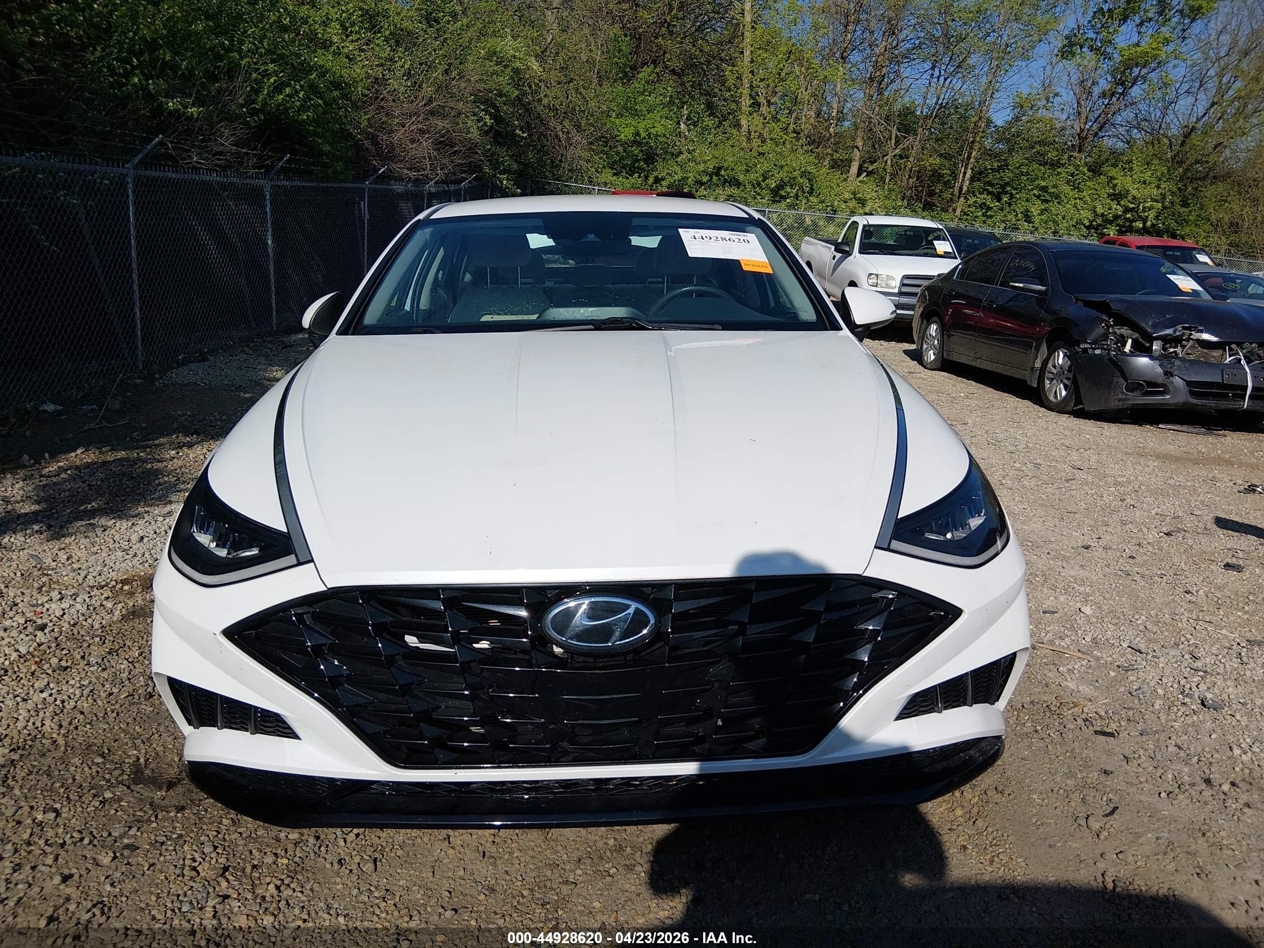 2021 Hyundai Sonata Sel White vin: KMHL64JA1MA147661