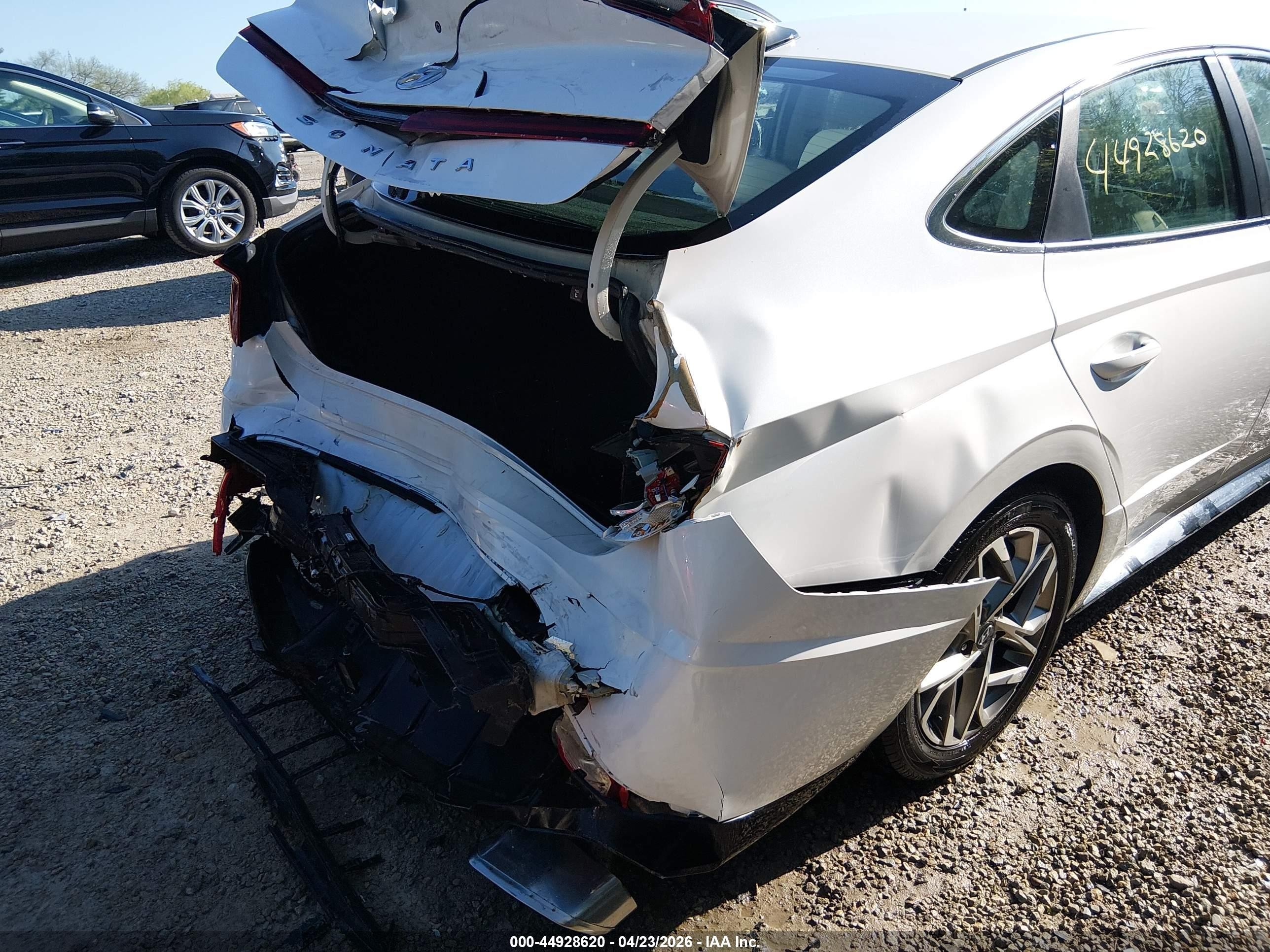 2021 Hyundai Sonata Sel White vin: KMHL64JA1MA147661