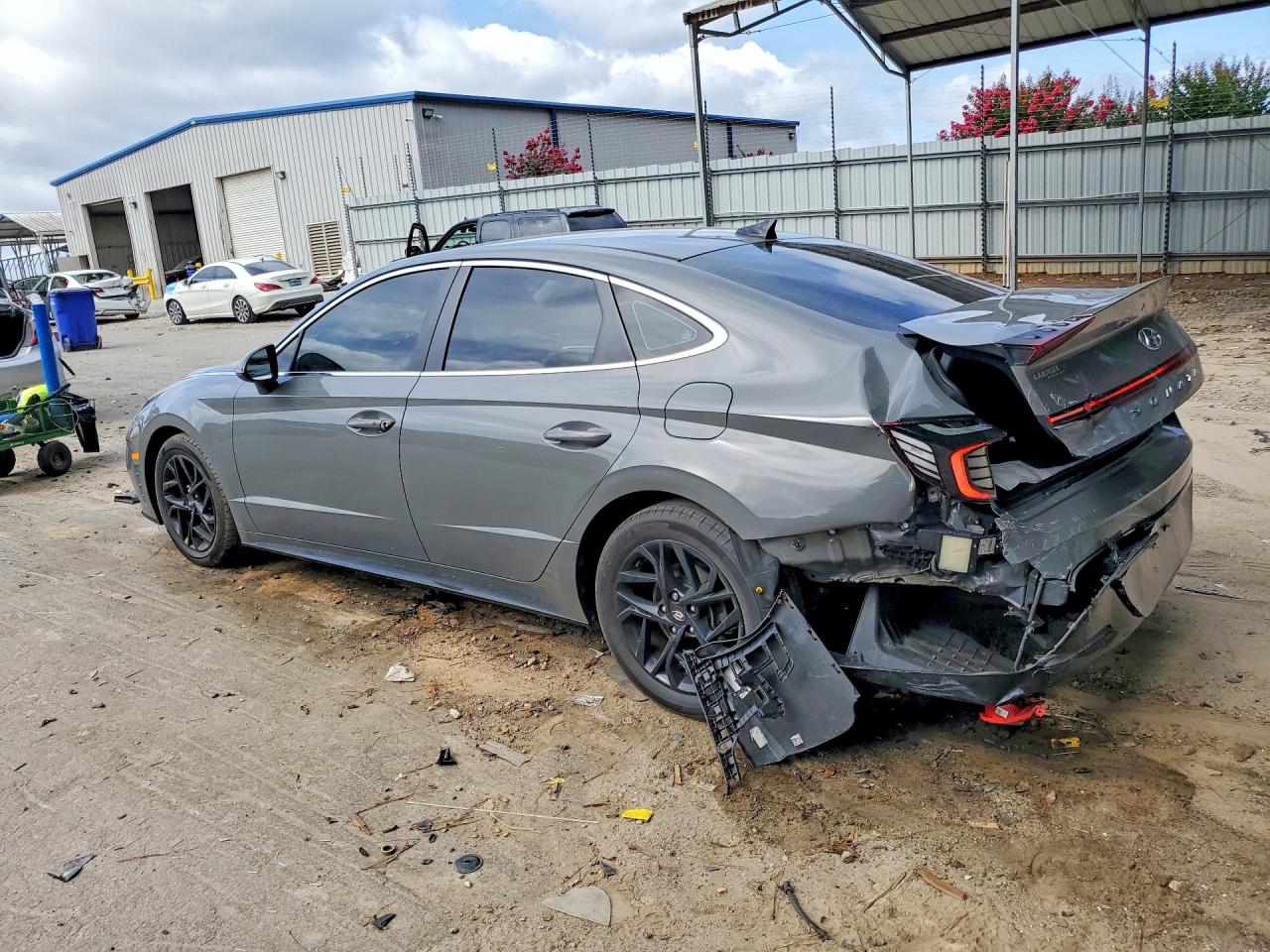 2021 Hyundai Sonata Sel Серый vin: KMHL64JA2MA152769