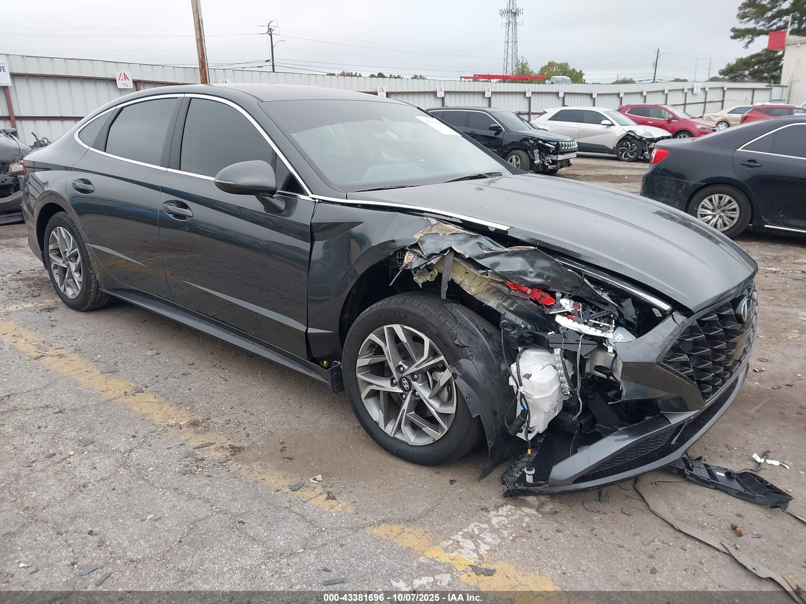 2022 Hyundai Sonata Sel Gray vin: KMHL64JA2NA227634