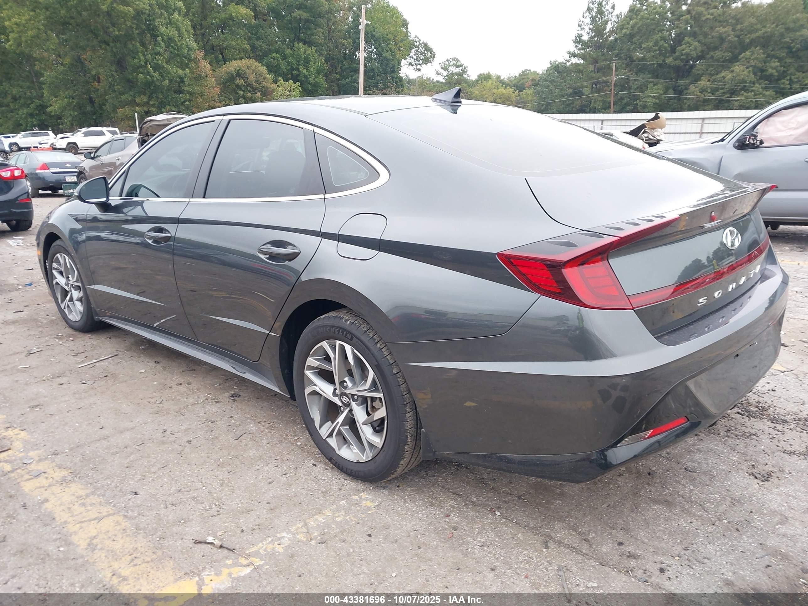 2022 Hyundai Sonata Sel Gray vin: KMHL64JA2NA227634