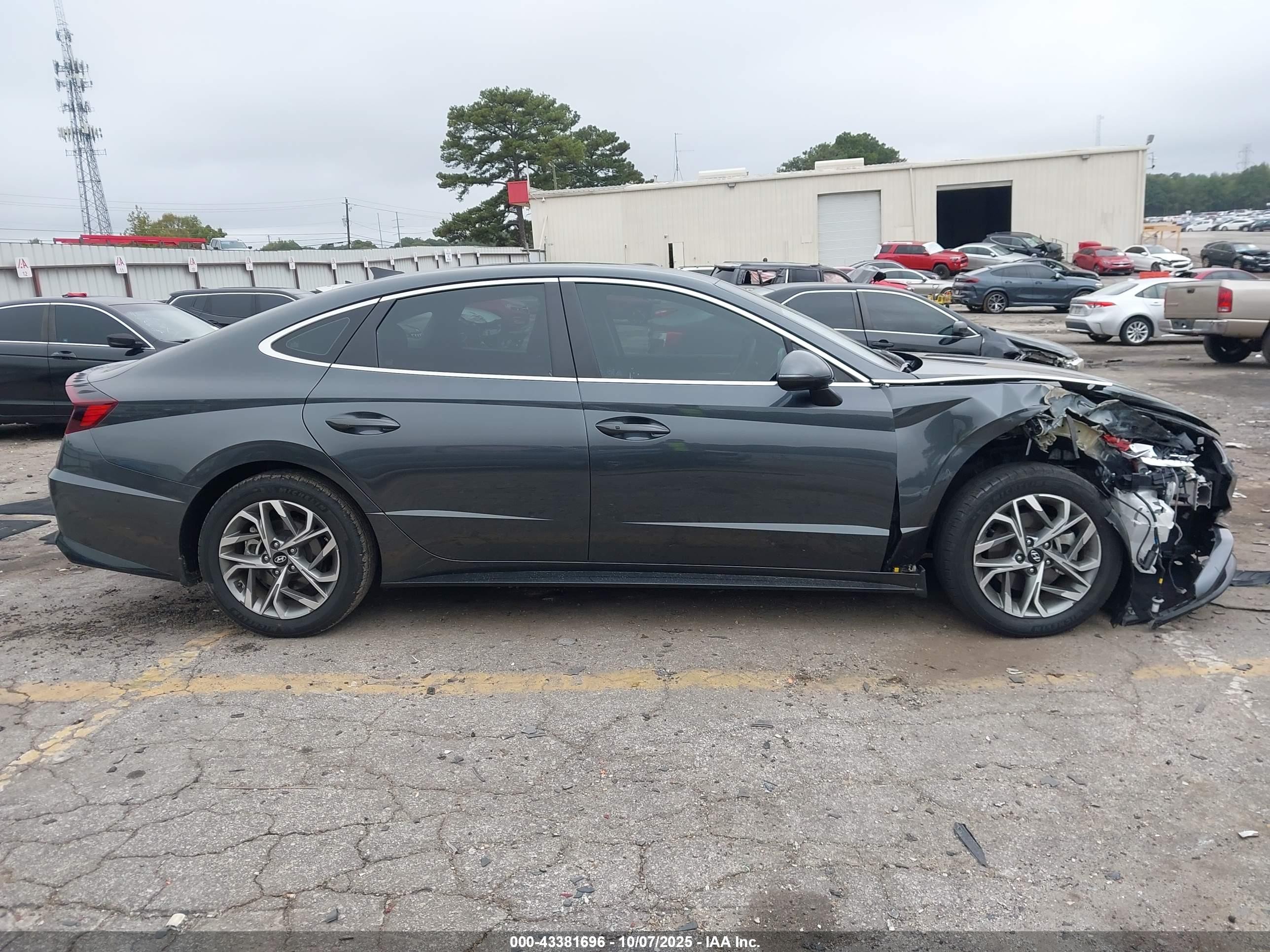 2022 Hyundai Sonata Sel Gray vin: KMHL64JA2NA227634