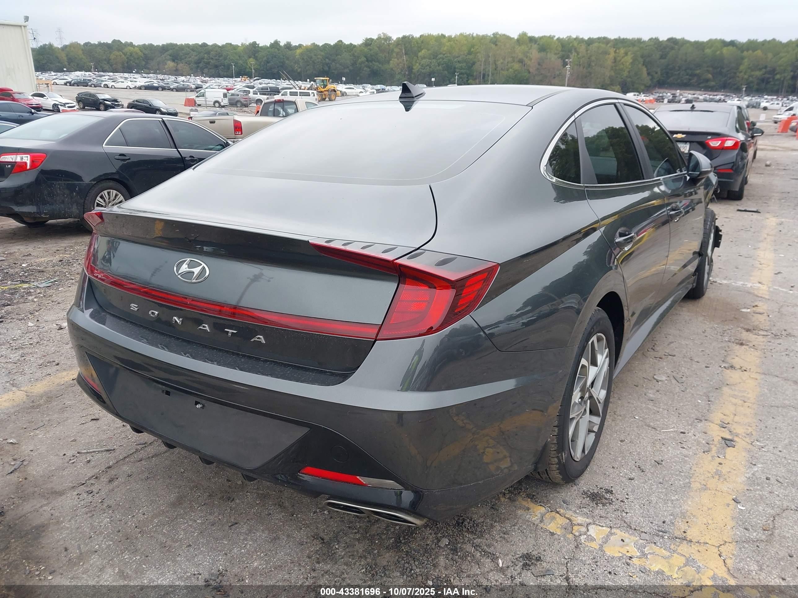 2022 Hyundai Sonata Sel Gray vin: KMHL64JA2NA227634