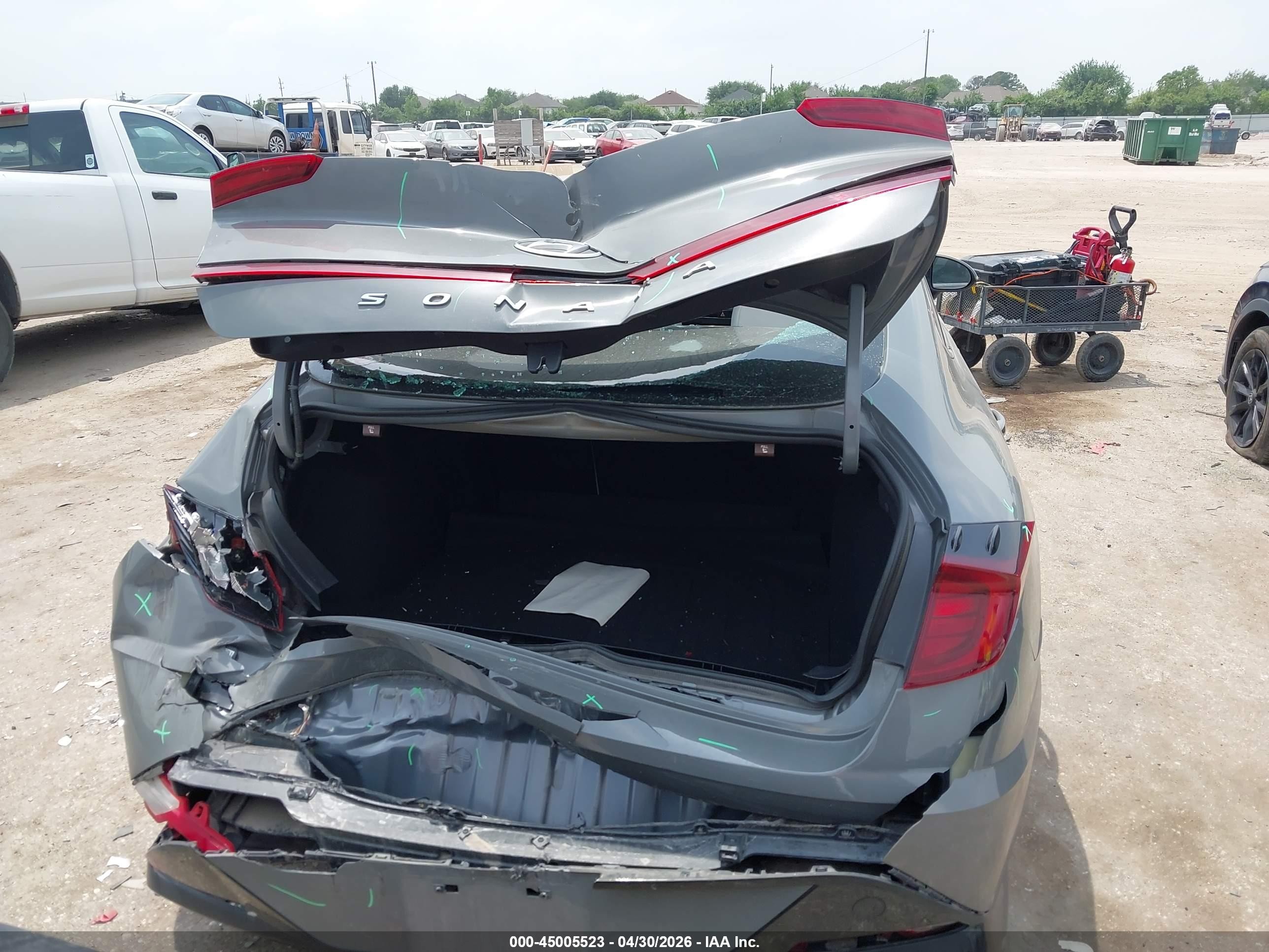 2023 Hyundai Sonata Sel Gray vin: KMHL64JA2PA288629