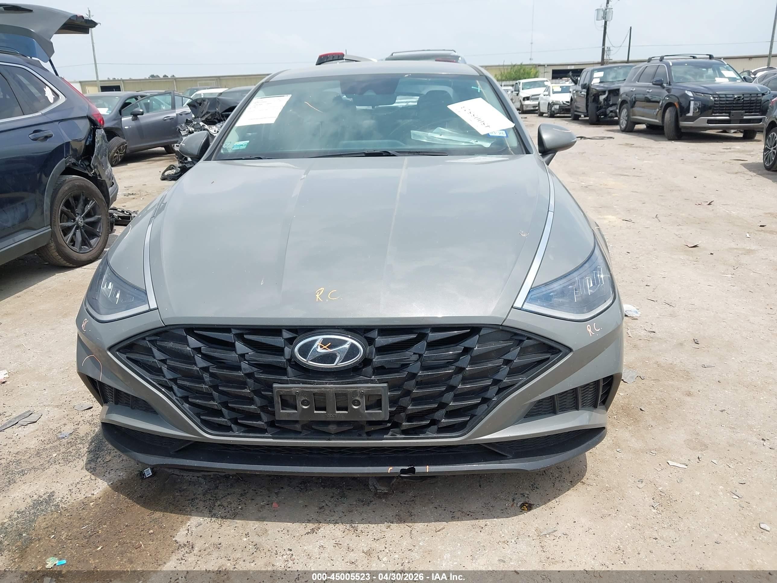 2023 Hyundai Sonata Sel Gray vin: KMHL64JA2PA288629