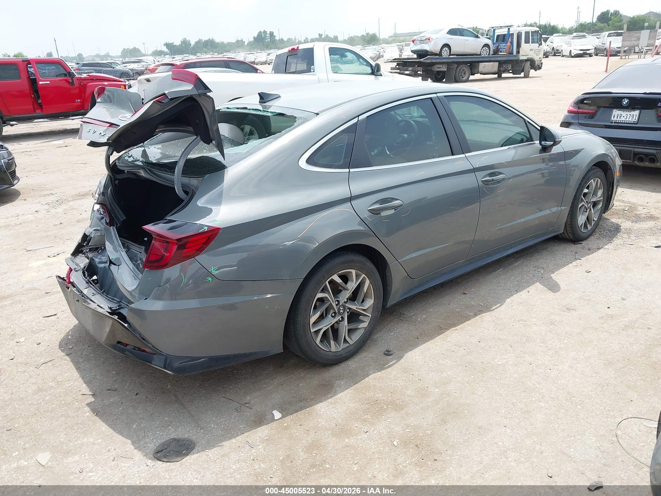2023 Hyundai Sonata Sel Gray vin: KMHL64JA2PA288629
