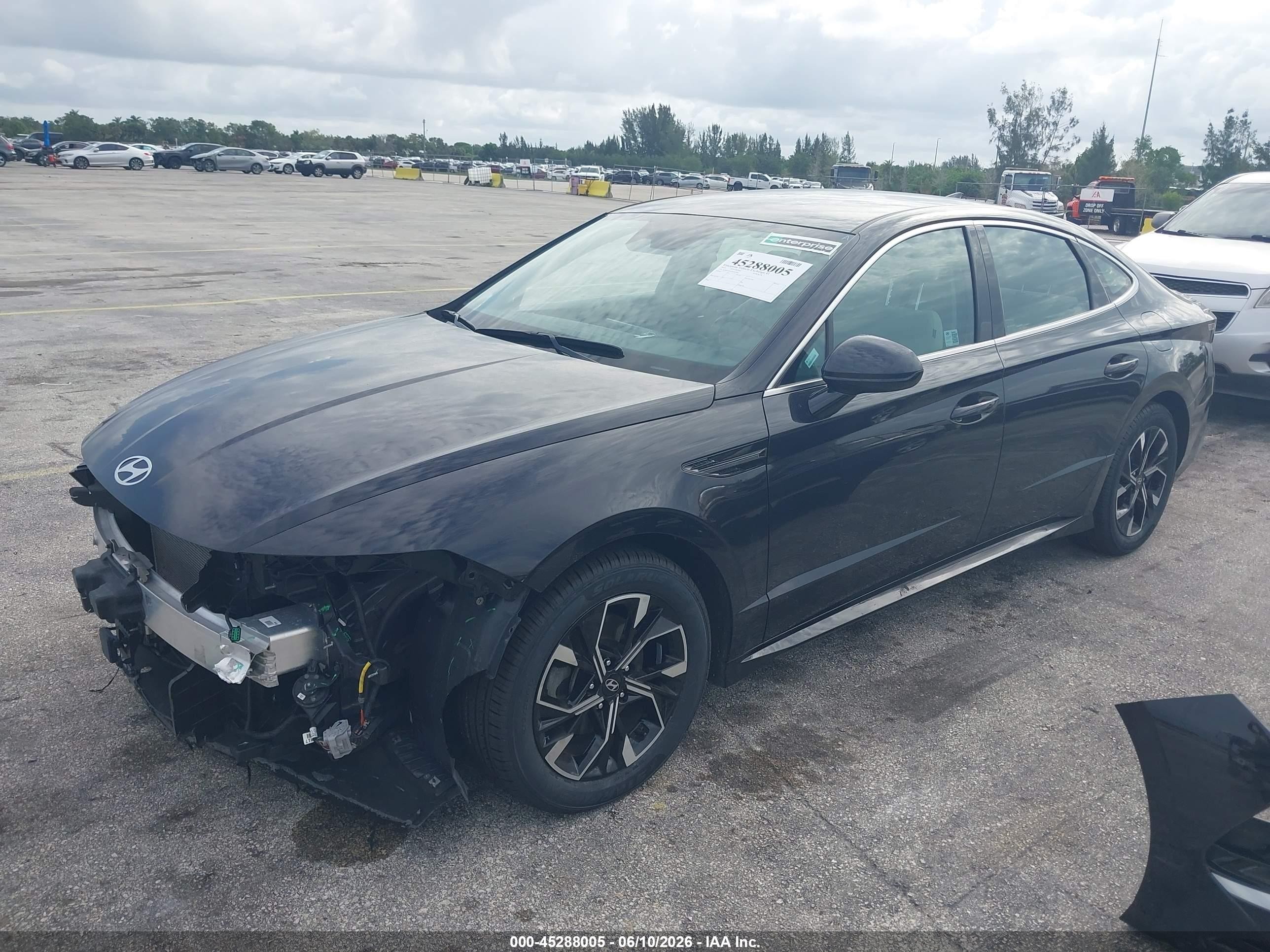 2024 Hyundai Sonata Sel Black vin: KMHL64JA2RA413065