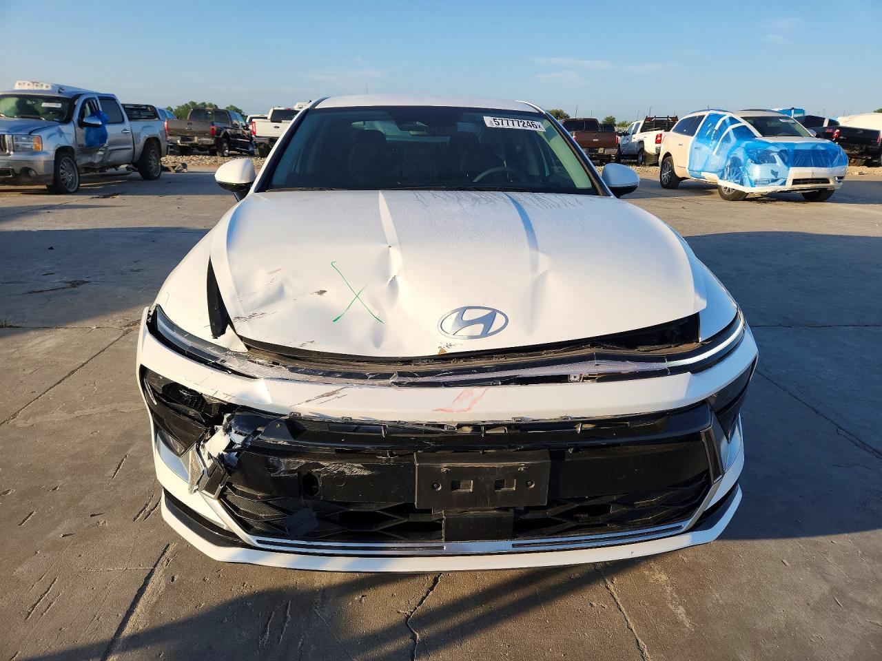 2024 Hyundai Sonata Sel White vin: KMHL64JA3RA385597