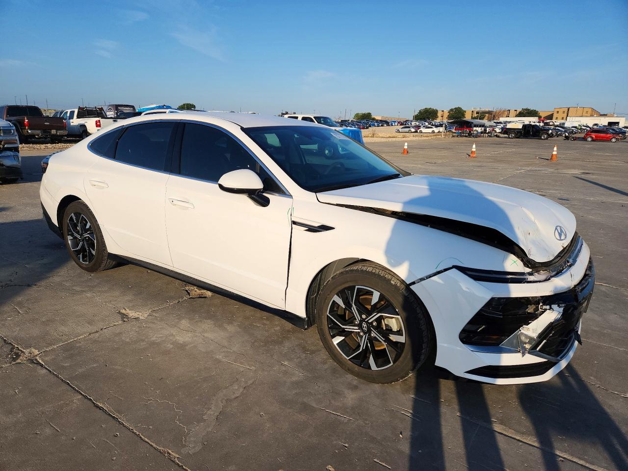 2024 Hyundai Sonata Sel White vin: KMHL64JA3RA385597