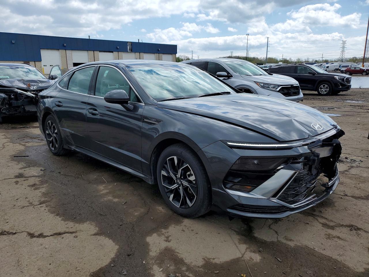 2024 Hyundai Sonata Sel Gray vin: KMHL64JA3RA410675