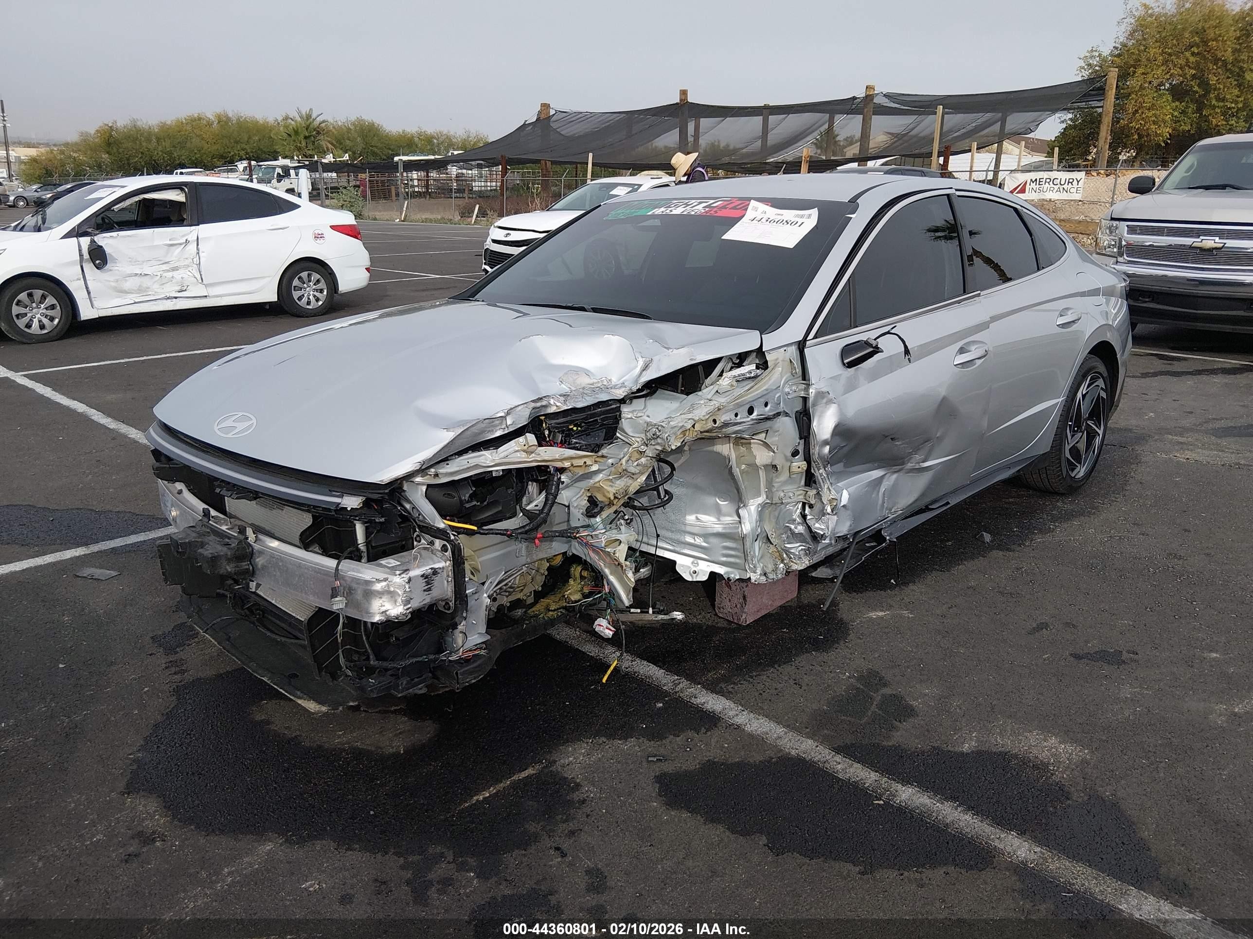 2026 Hyundai Sonata Sel Sport Серый vin: KMHL64JA4TA533098