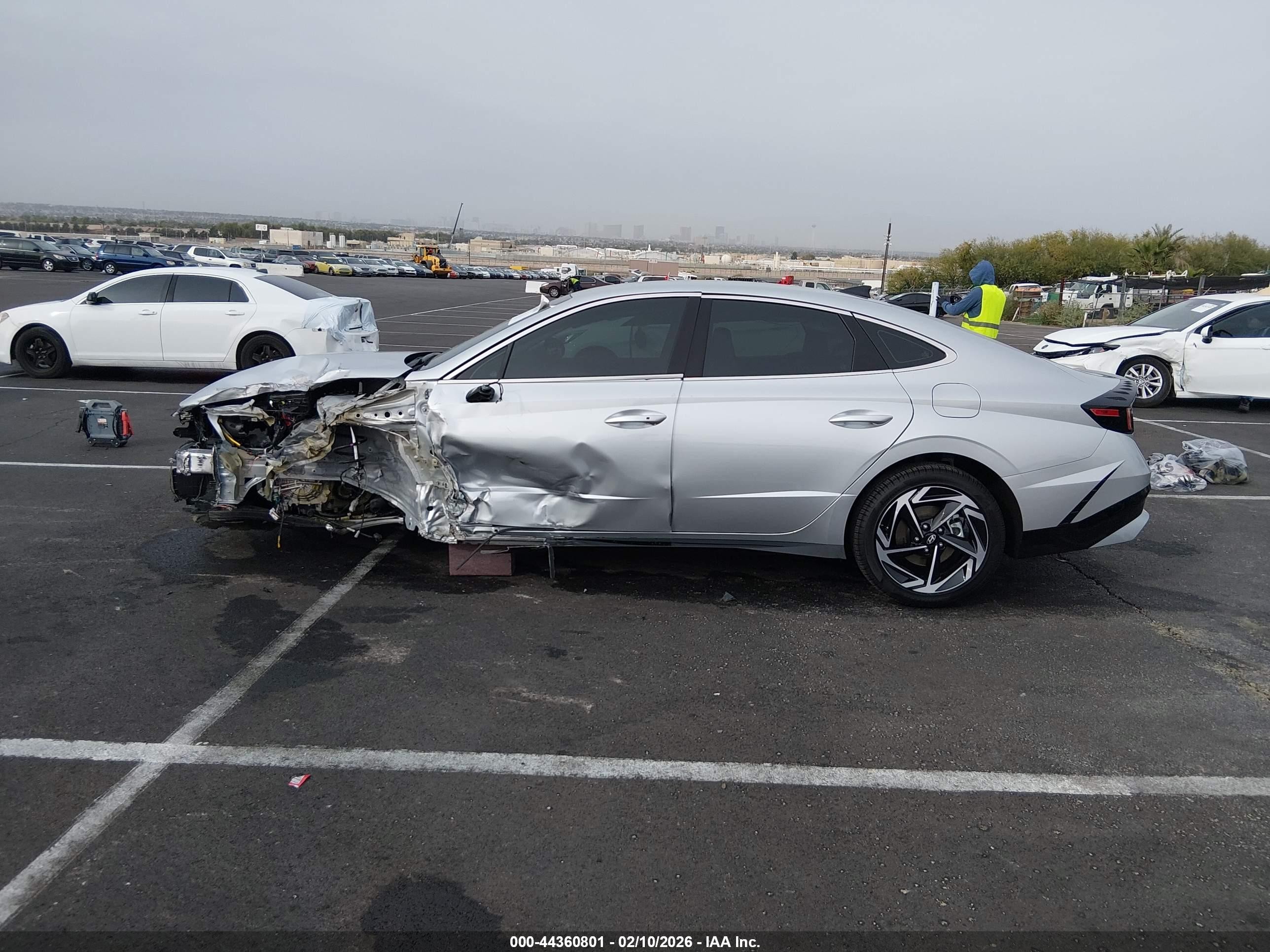 2026 Hyundai Sonata Sel Sport Серый vin: KMHL64JA4TA533098