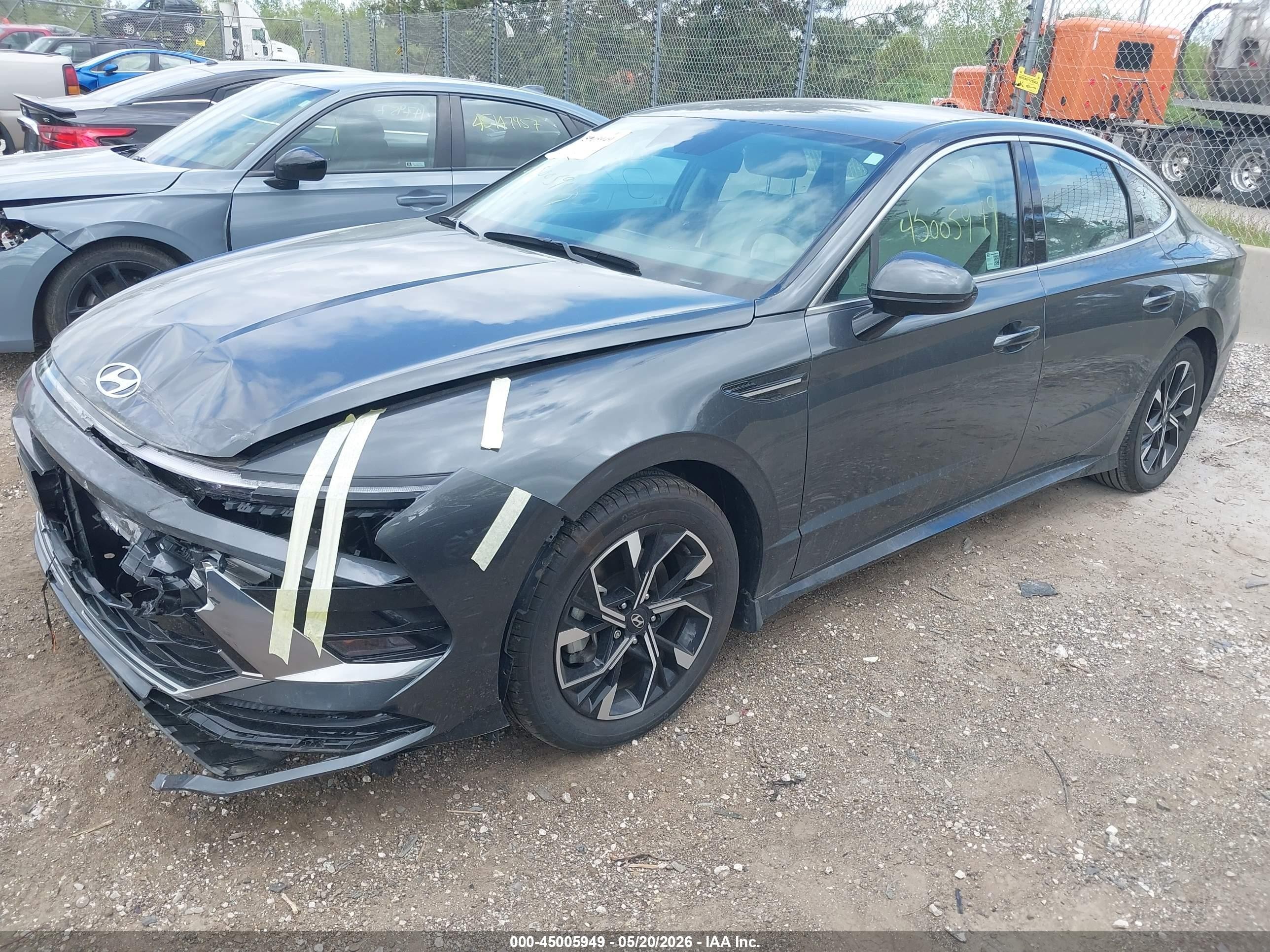2024 Hyundai Sonata Sel Black vin: KMHL64JA5RA405042