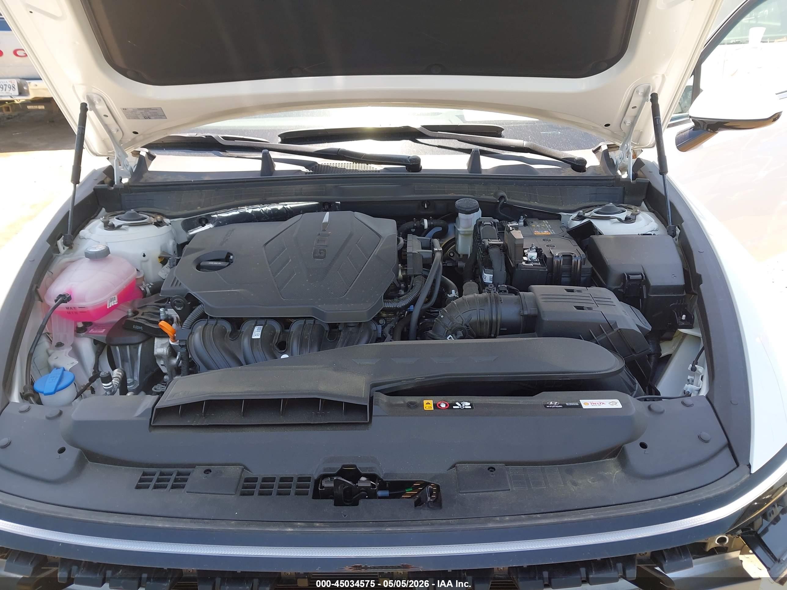 2025 Hyundai Sonata Sel White vin: KMHL64JA5SA475677