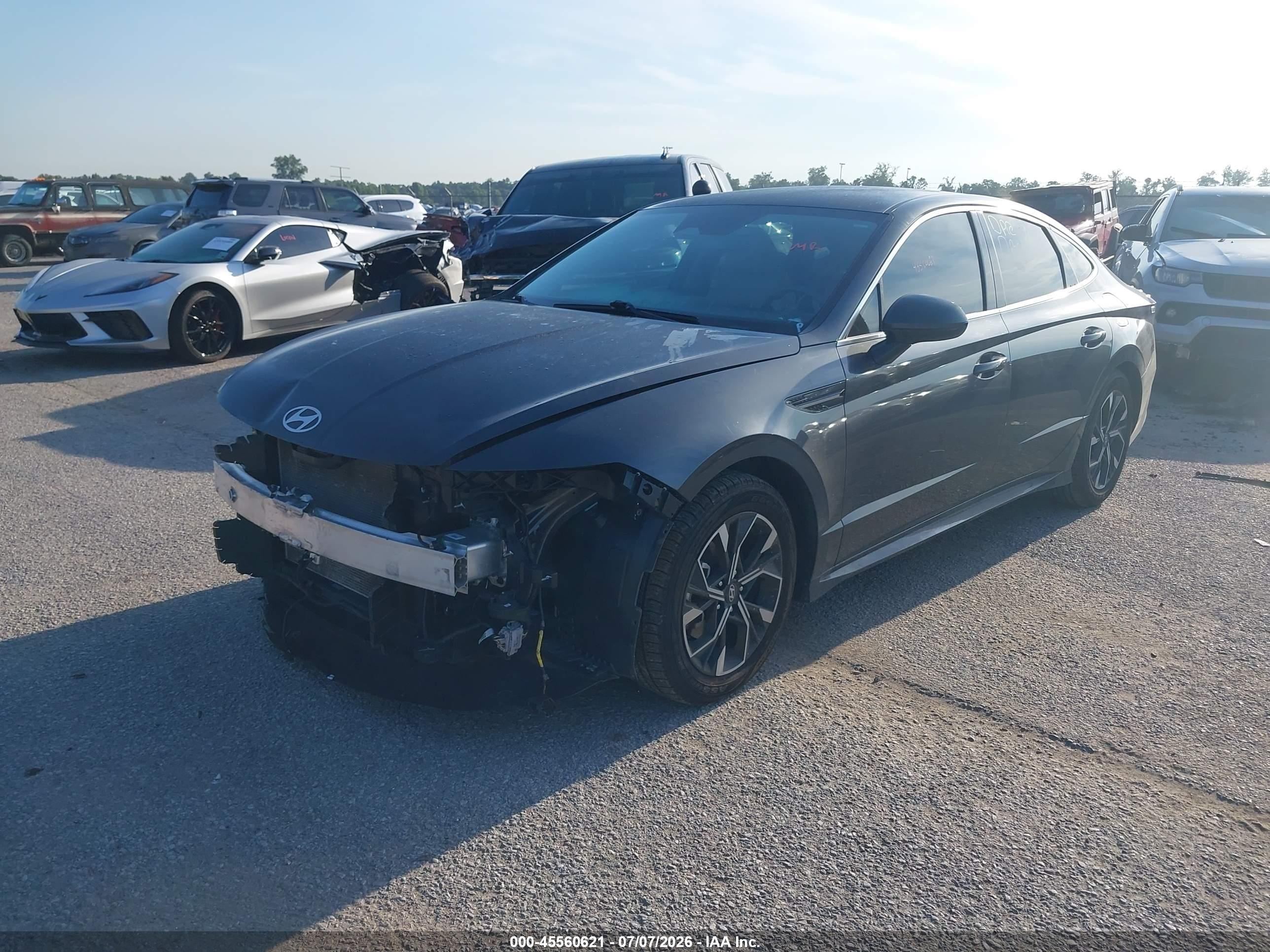 2025 Hyundai Sonata Sel Gray vin: KMHL64JA6SA429629