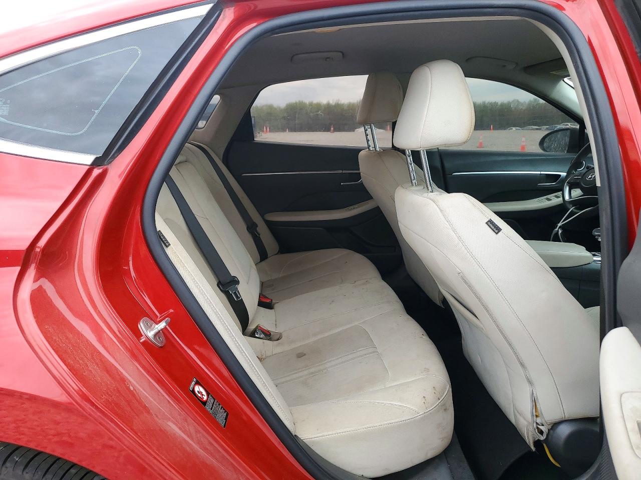 2021 Hyundai Sonata Sel Red vin: KMHL64JA8MA155059