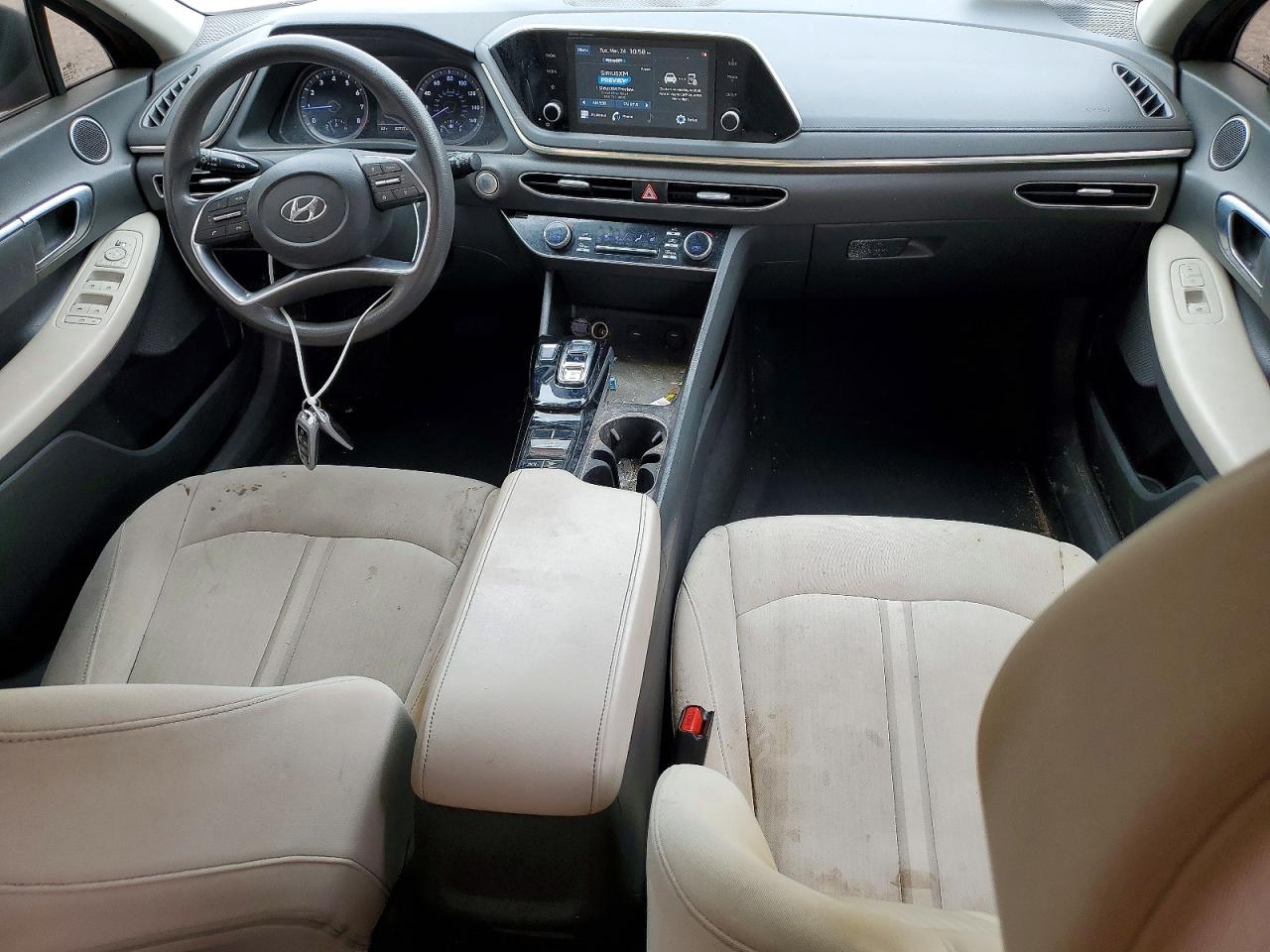 2021 Hyundai Sonata Sel Red vin: KMHL64JA8MA155059