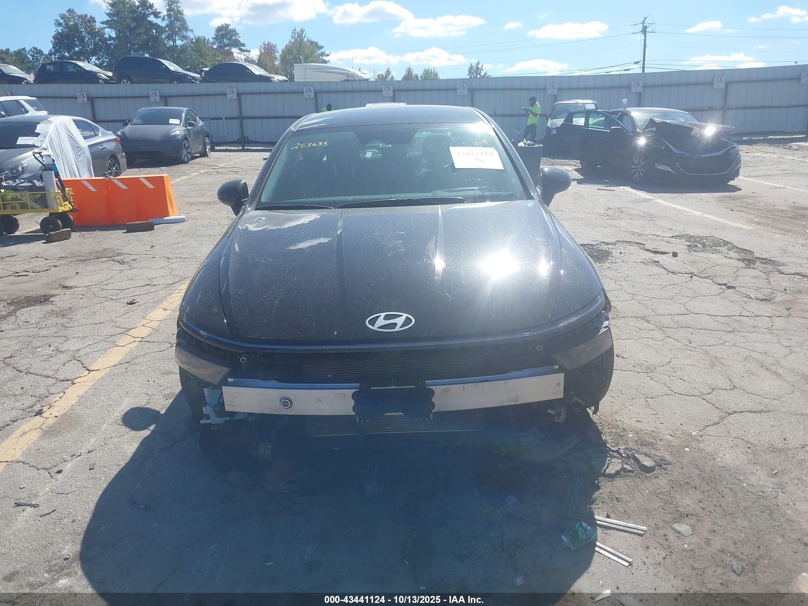 2025 Hyundai Sonata Sel Черный vin: KMHL64JA8SA452569