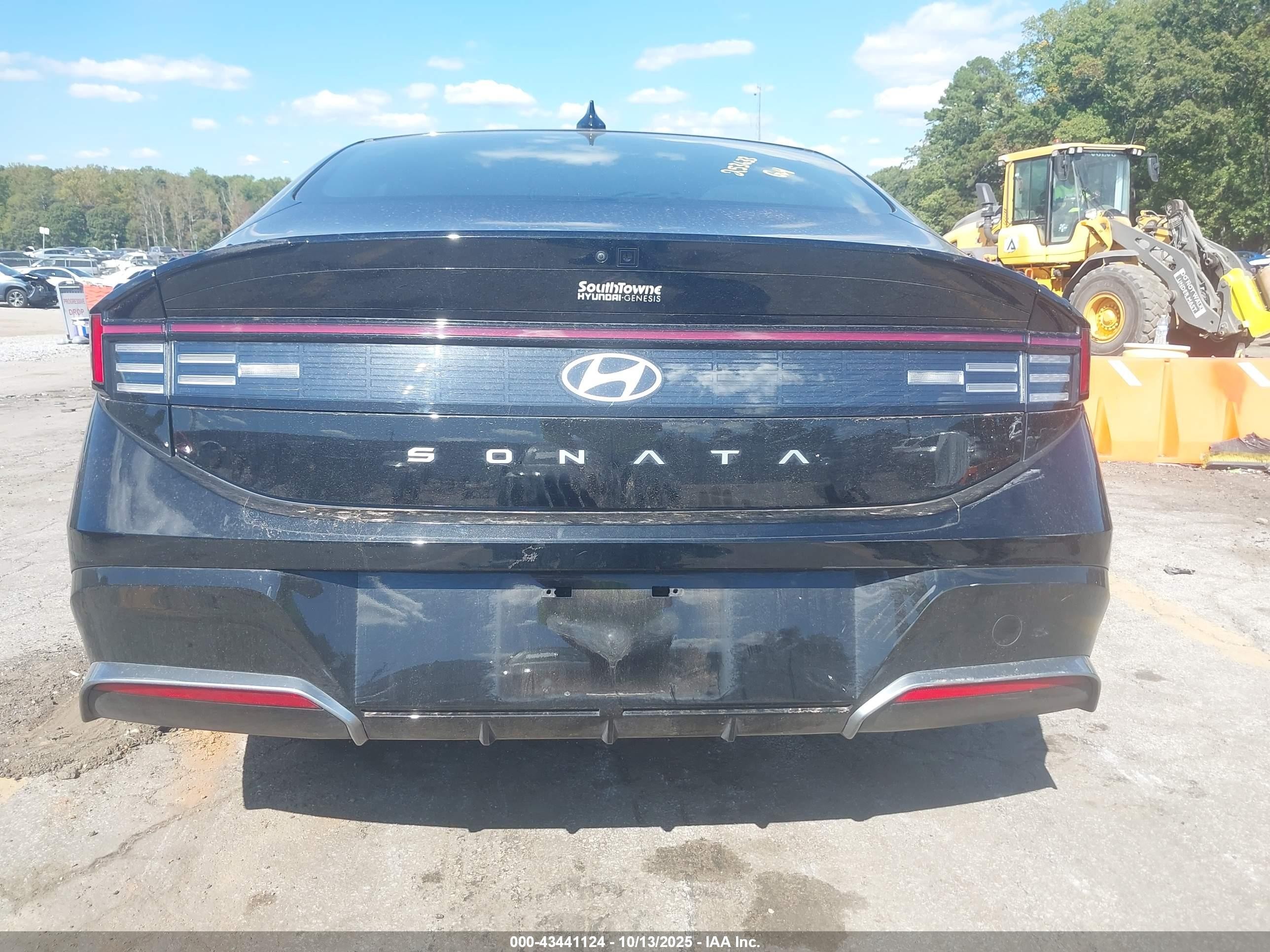 2025 Hyundai Sonata Sel Черный vin: KMHL64JA8SA452569