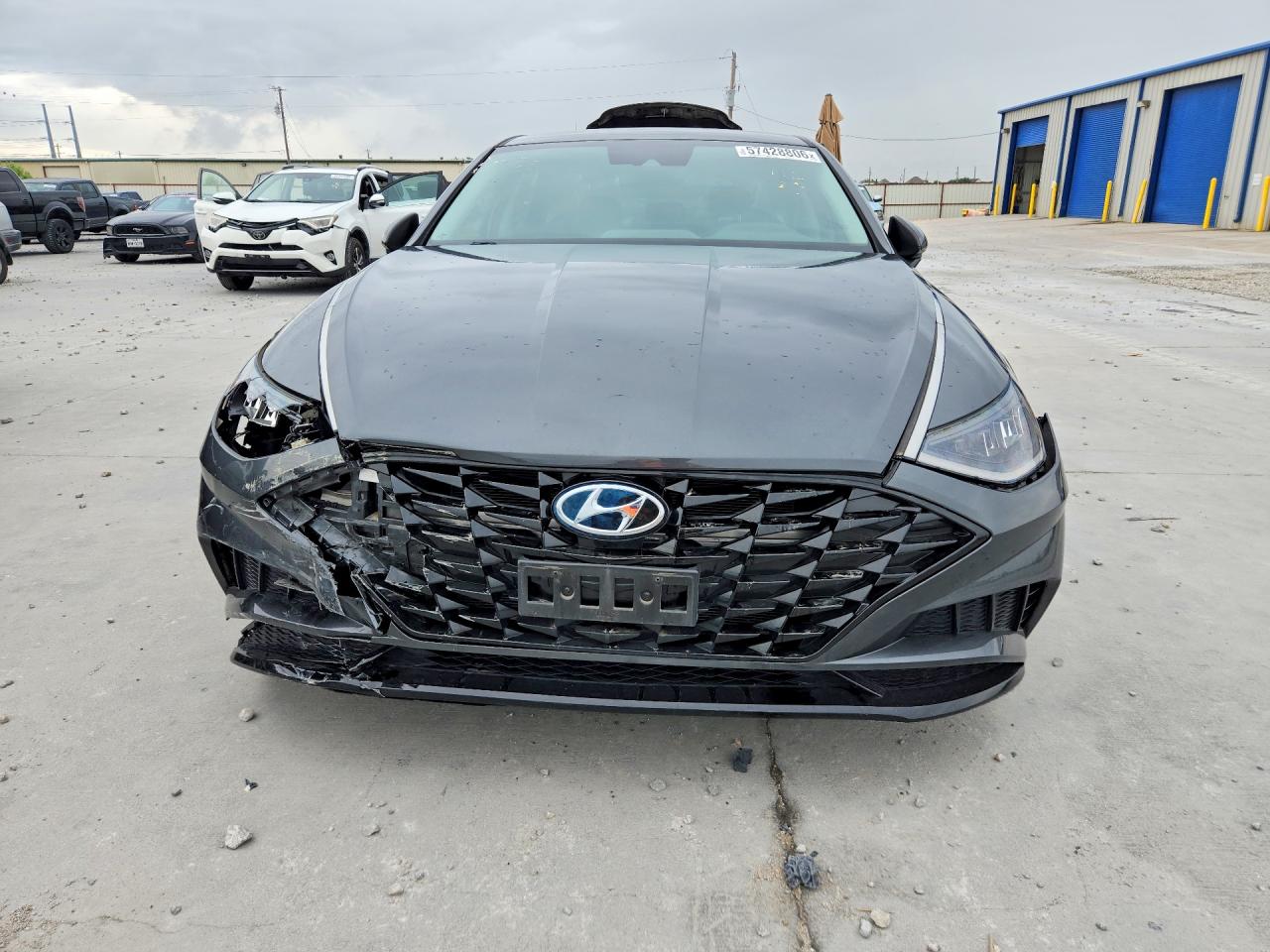 2021 Hyundai Sonata Sel Gray vin: KMHL64JA9MA144720