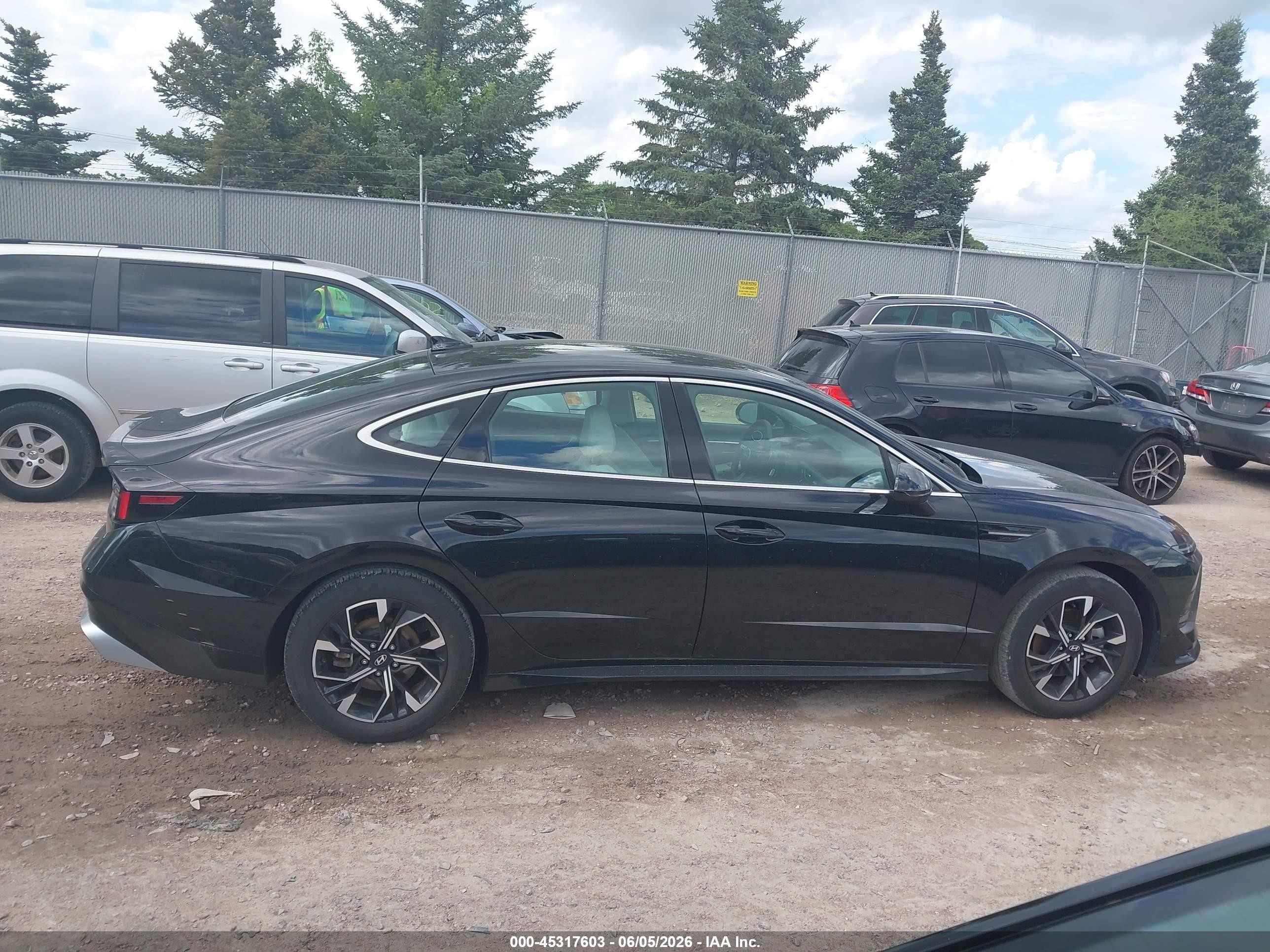 2025 Hyundai Sonata Sel Черный vin: KMHL64JA9SA468151