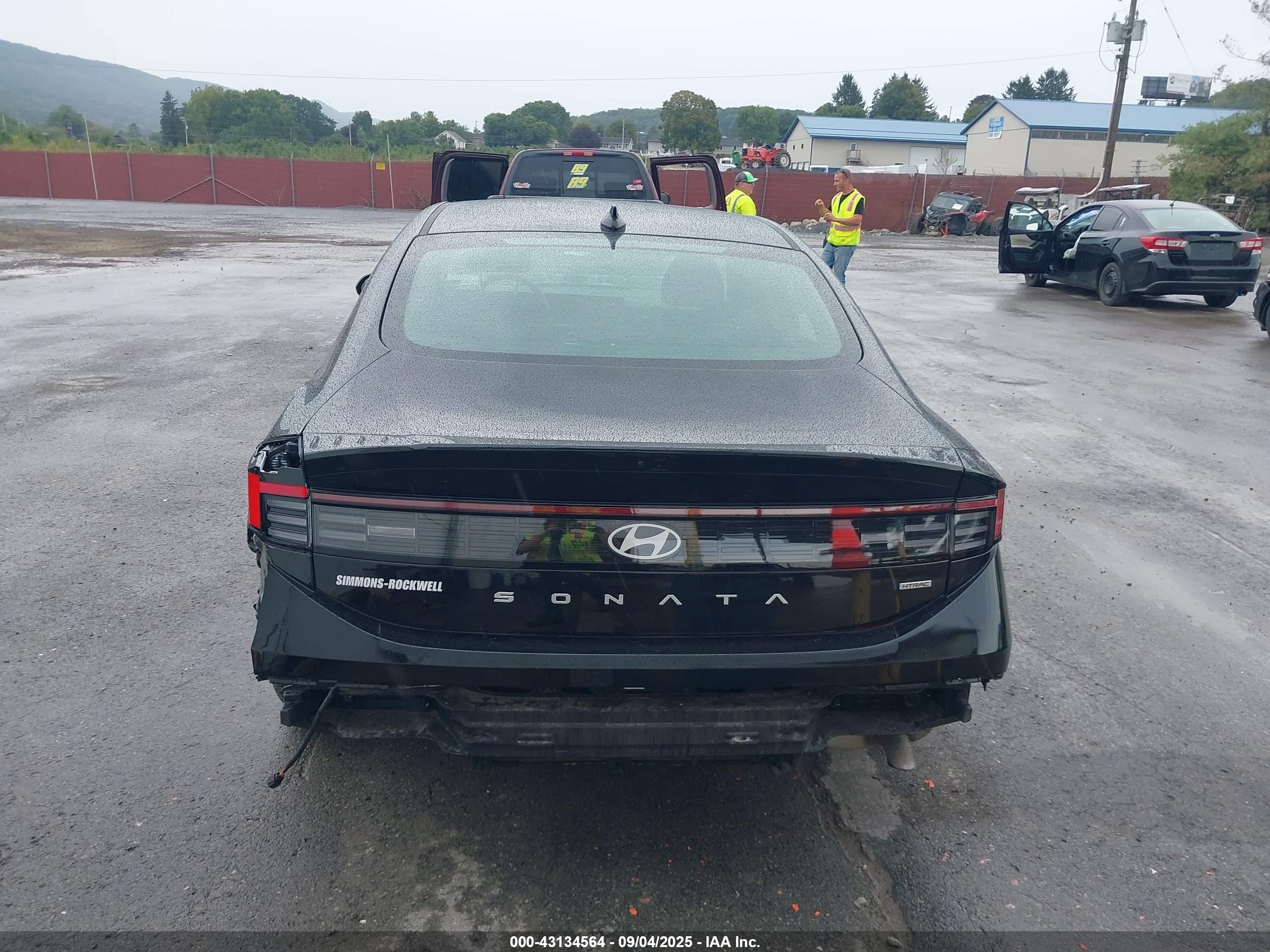 2024 Hyundai Sonata Sel Черный vin: KMHL64JAXRA385676