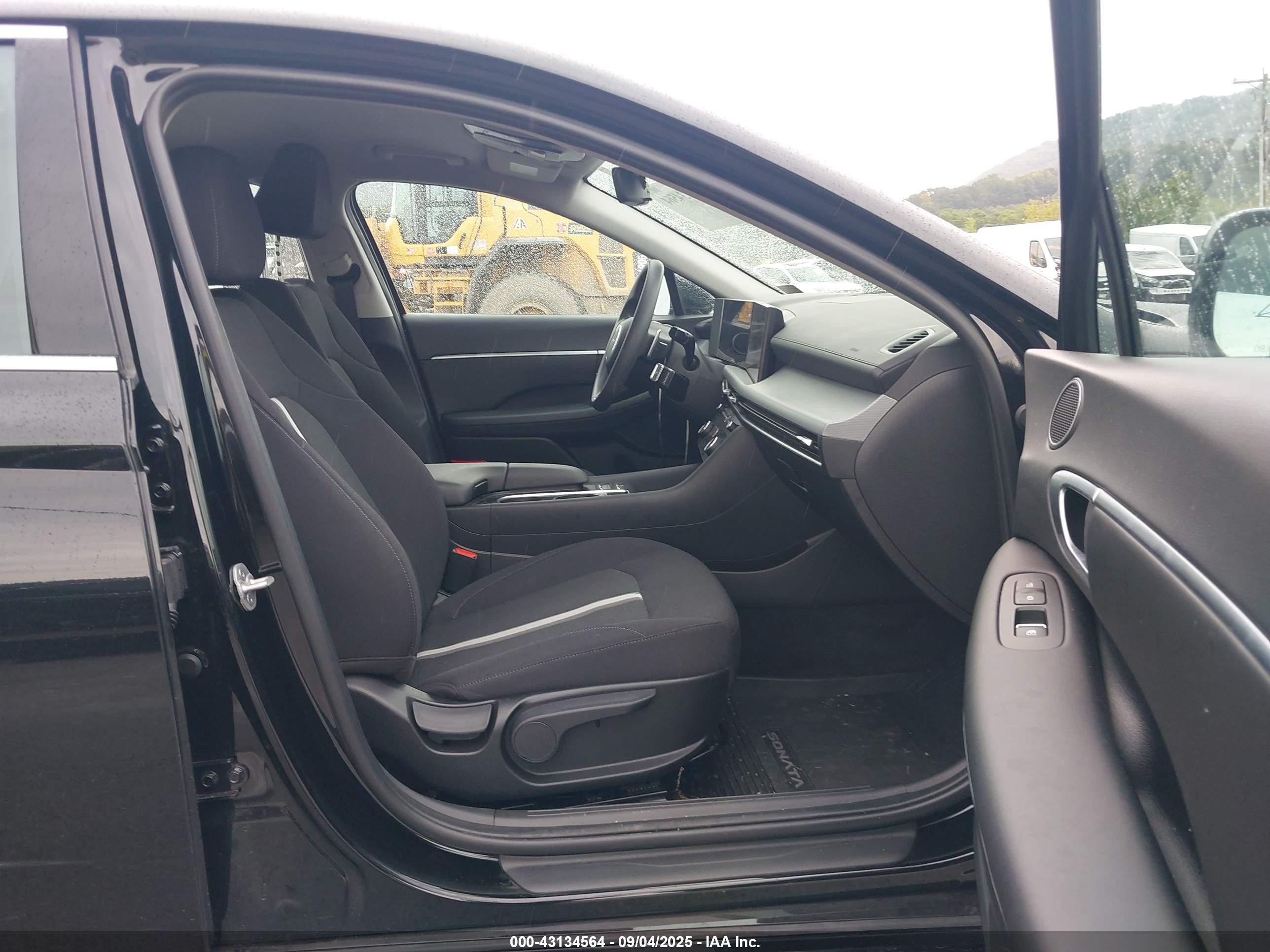 2024 Hyundai Sonata Sel Черный vin: KMHL64JAXRA385676