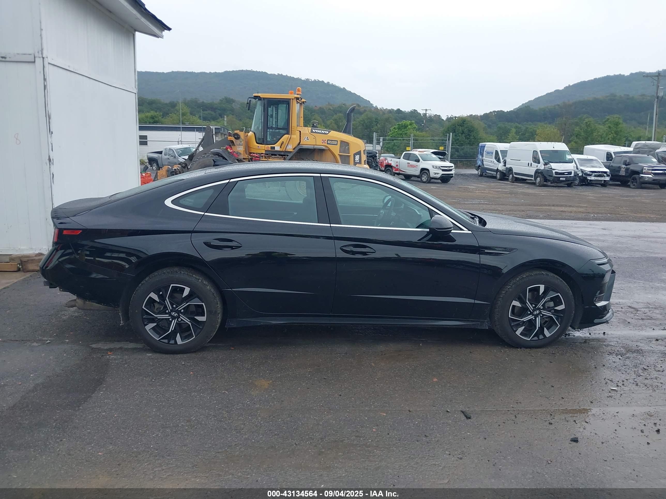 2024 Hyundai Sonata Sel Черный vin: KMHL64JAXRA385676