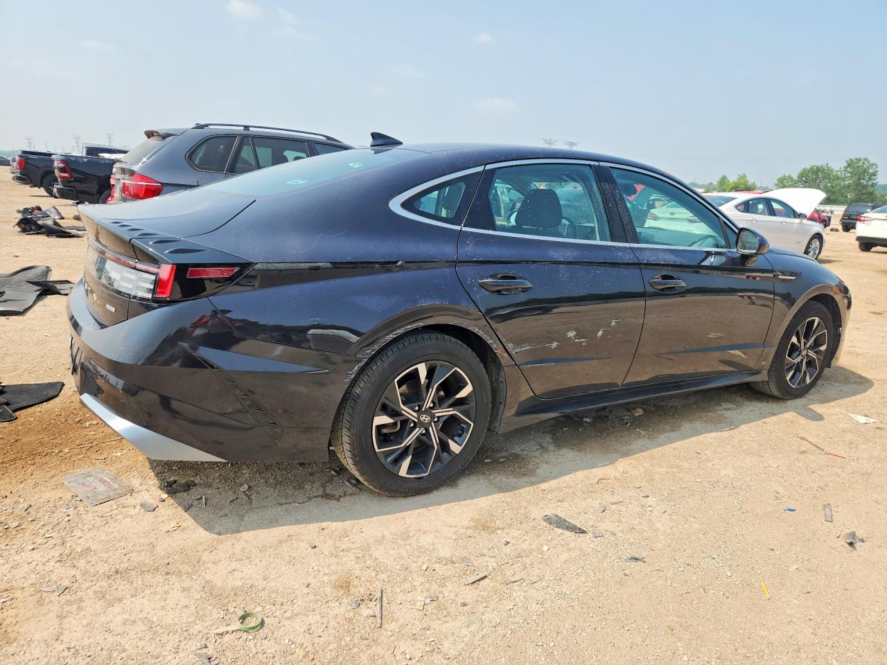 2024 Hyundai Sonata Sel Черный vin: KMHL64JAXRA386259