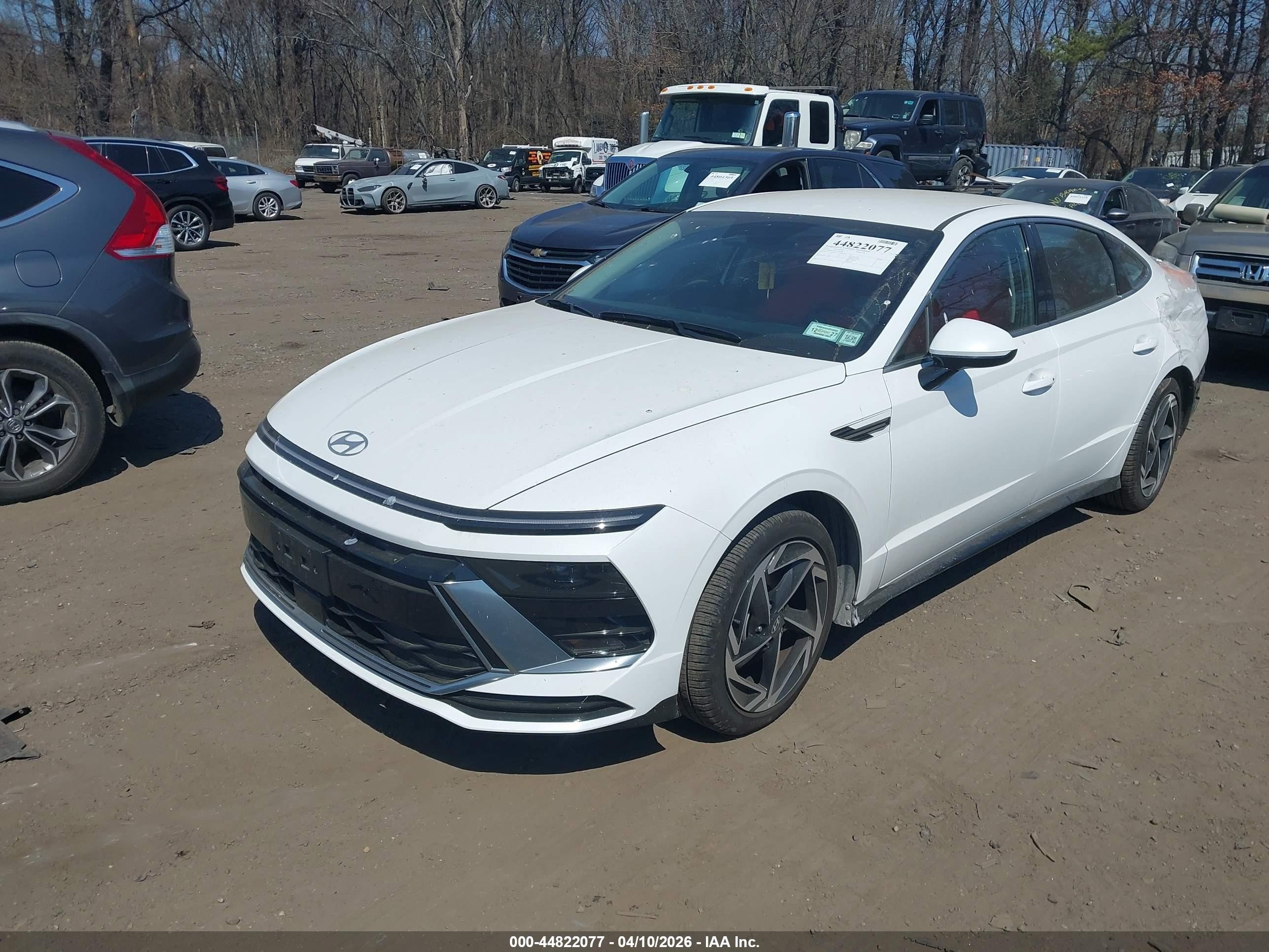 2026 Hyundai Sonata Sel Sport White vin: KMHL64JAXTA534790