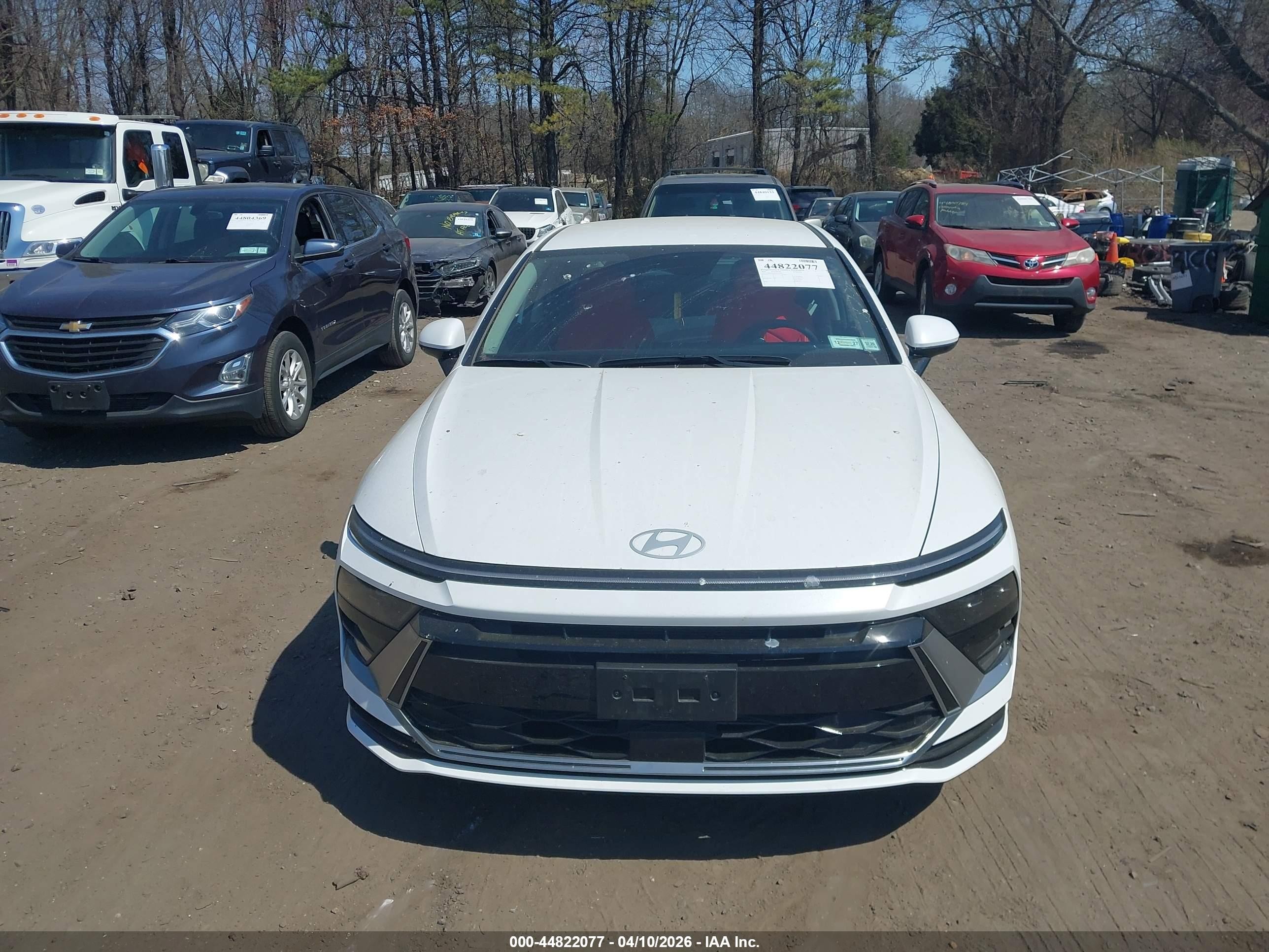 2026 Hyundai Sonata Sel Sport White vin: KMHL64JAXTA534790